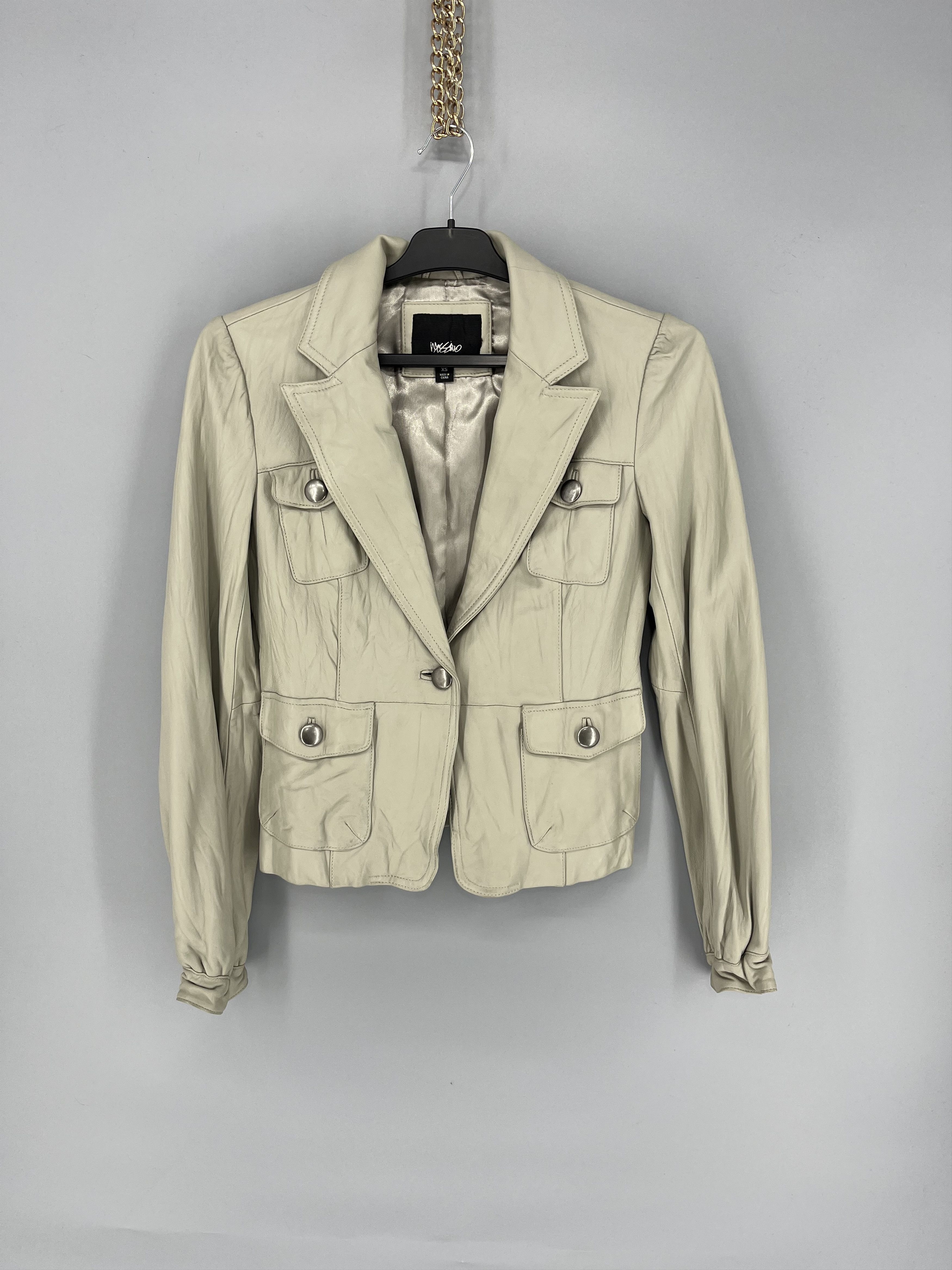 Japanese Brand Vintage 00’s Wossivo Moto Leather Racing Y2K Jacket Size XS / US 0-2 / IT 36-38 - 1 Thumbnail