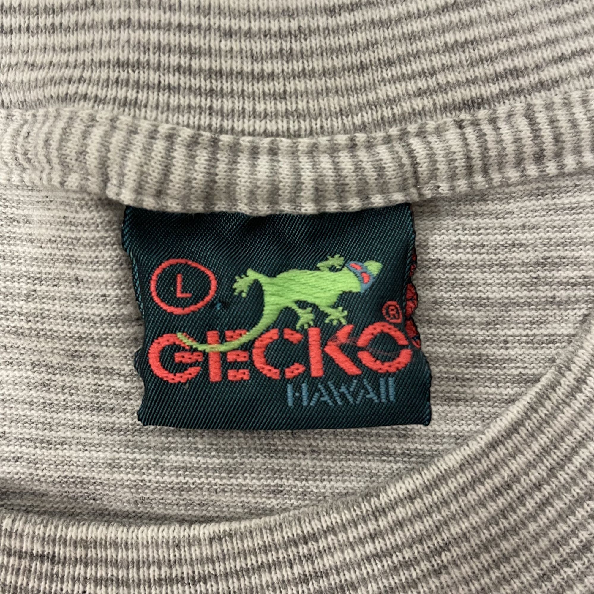 Other Vtg GECKO Hawaii LIZARD Logo SKATER SURFER T Shirt Size US L / EU 52-54 / 3 - 7 Thumbnail