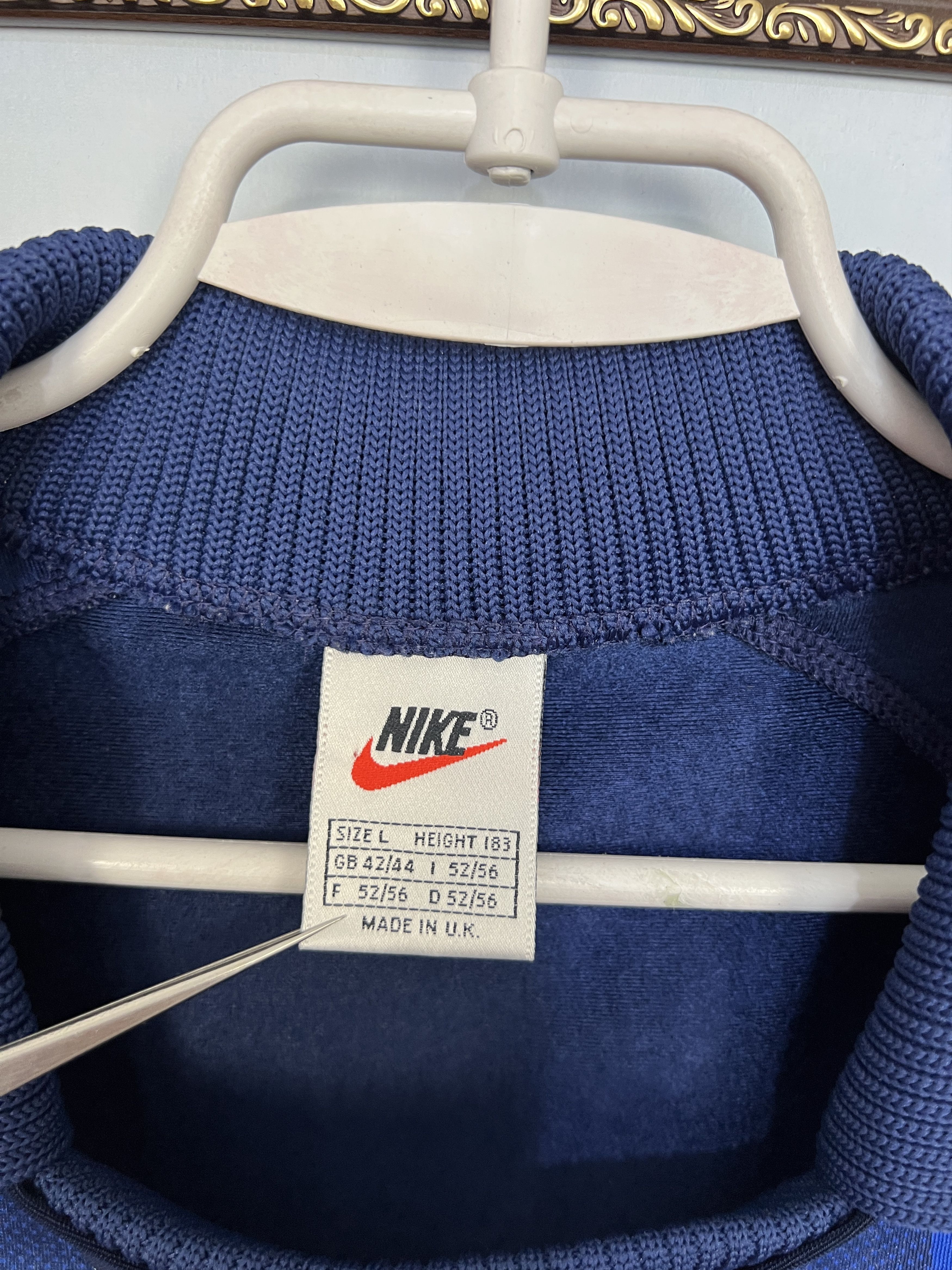 Nike Vintage 90's Nike Goalkeeper Template Football Shirt Soccer Size US L / EU 52-54 / 3 - 8 Thumbnail