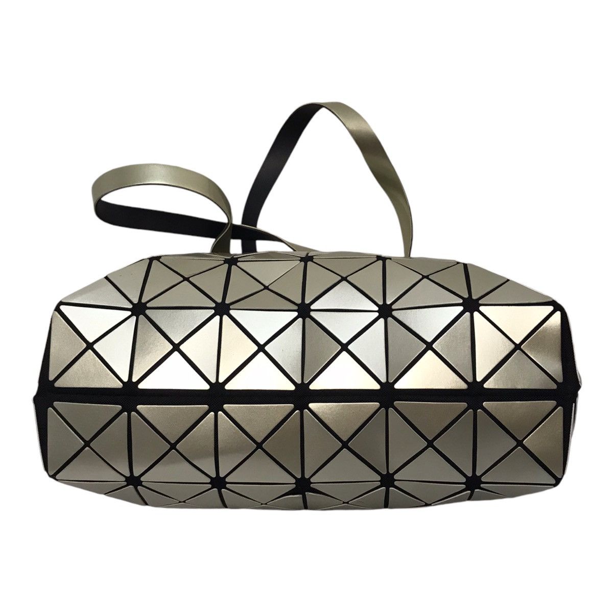 Issey Miyake × Issey Miyake Bao Bao × Japanese Brand Bao Bao Issey Miyake Rock Silver Metallic Mate Tote Bag Size ONE SIZE - 5 Thumbnail