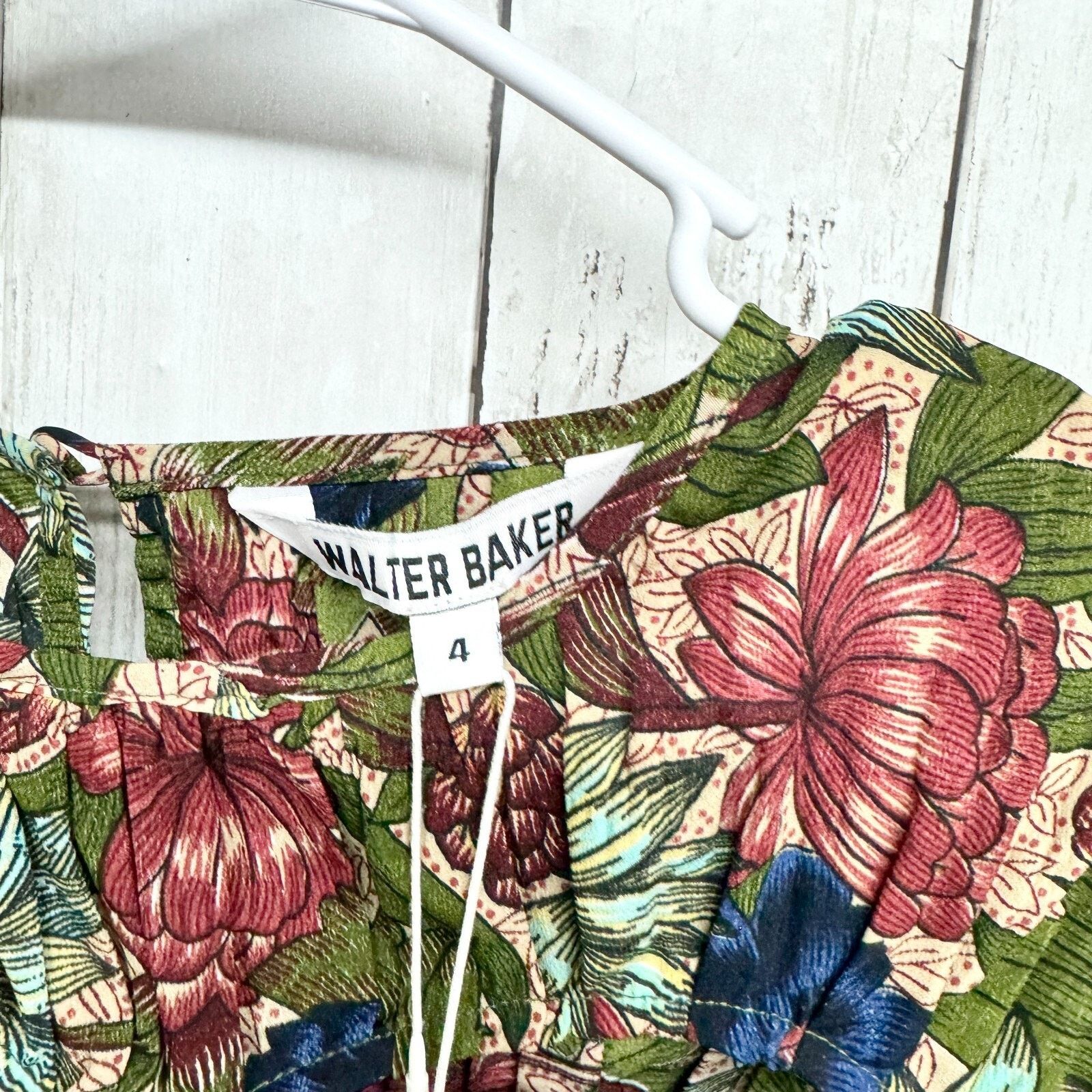 Other Walter Baker Dress Size 4 Royal Garden Verlee Mini Sheath Size S / US 4 / IT 40 - 3 Thumbnail