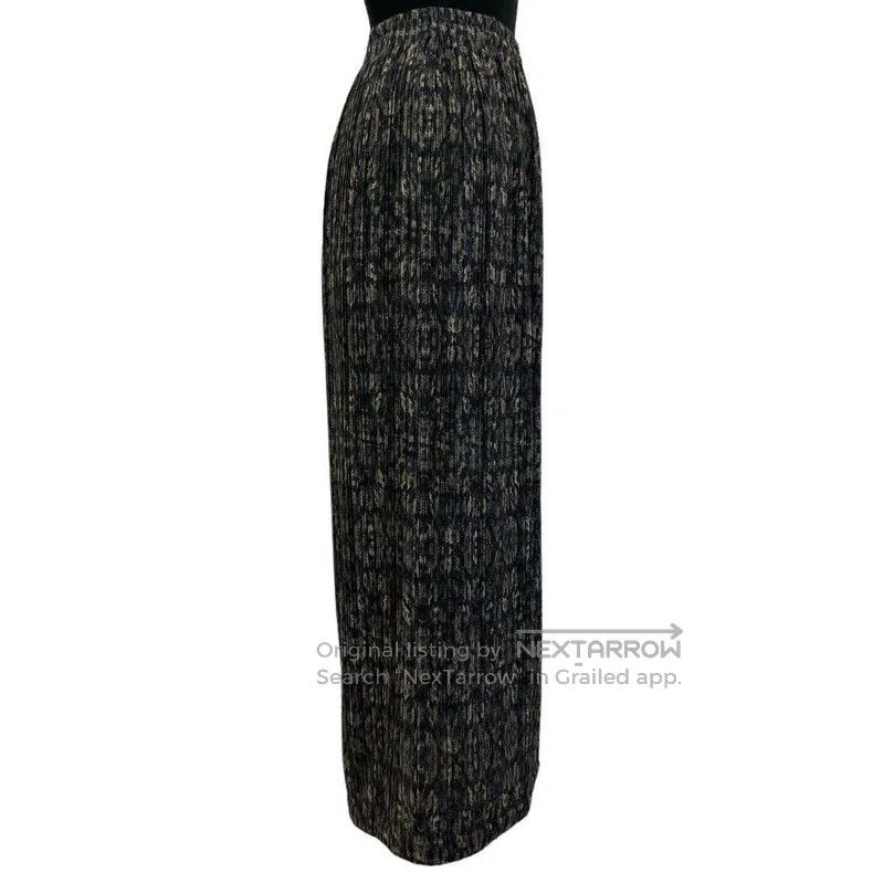 Issey Miyake Issey Miyake Black Midi Skirt Size 26" / US 2 / IT 38 - 2 Thumbnail