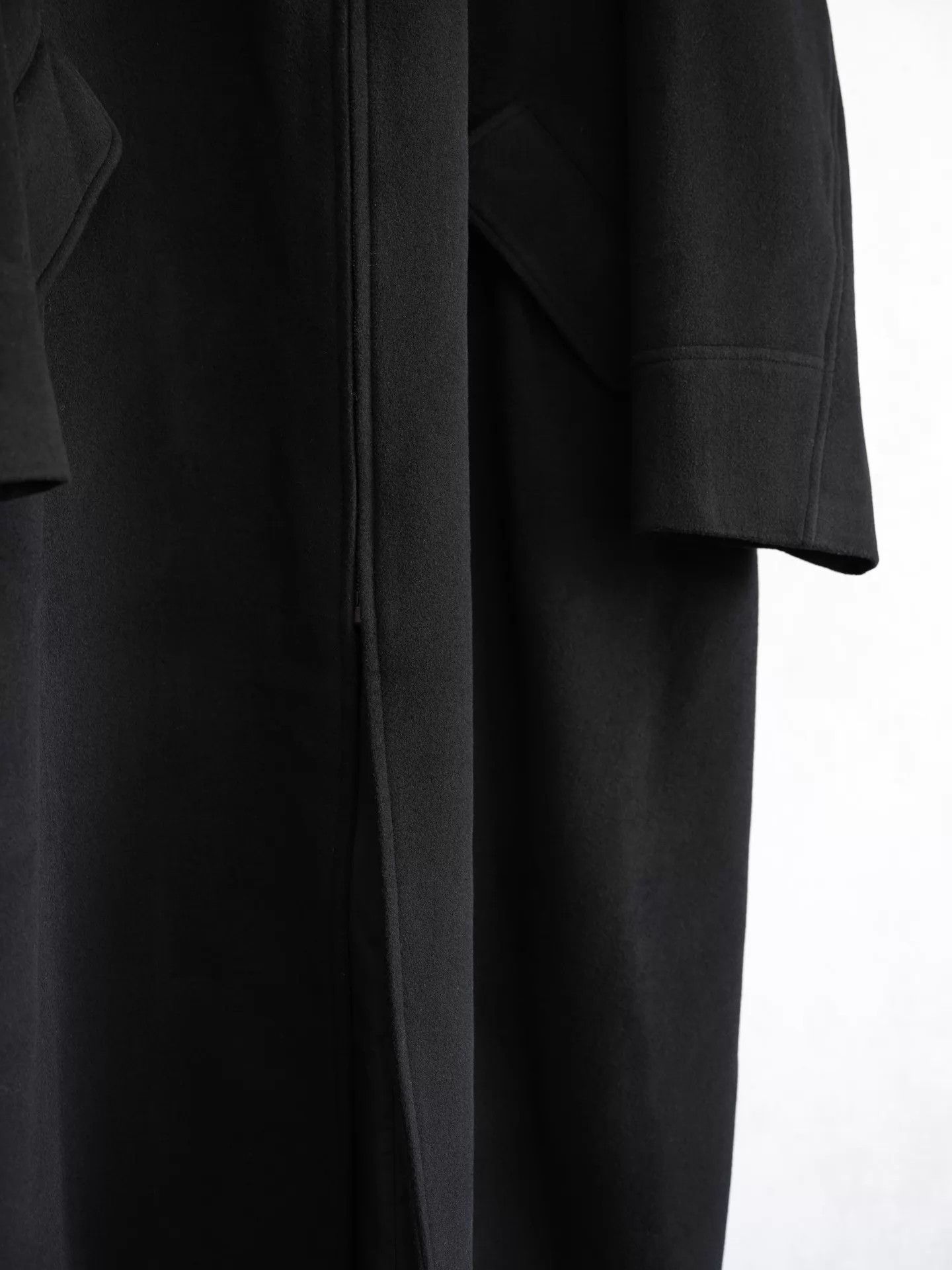 Yohji Yamamoto Yohji Yamamoto 01AW Zipper Cashmere Wool Coat Size US L / EU 52-54 / 3 - 6 Thumbnail