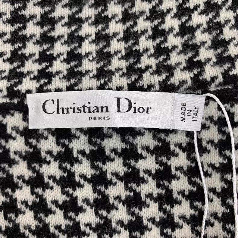 Dior Dior Black check cashmere lapel zipper long-sleeved jacket Size XS / US 0-2 / IT 36-38 - 5 Thumbnail
