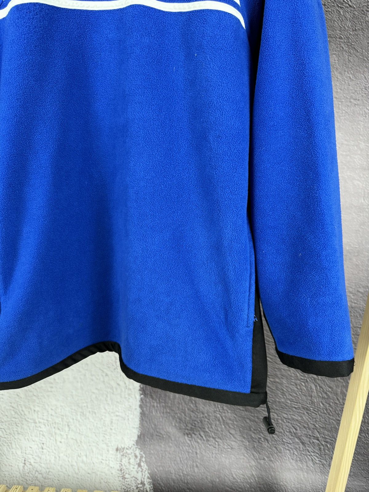 Adidas Adidas vintage 90s blue fleece pullover 1/4 zip sweater logo Size US L / EU 52-54 / 3 - 7 Thumbnail