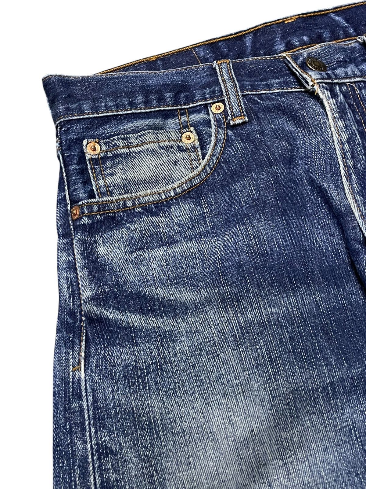 Levi's × Vintage Vintage Levis 505 Distressed Aging Loose Jeans Size US 31 - 10 Thumbnail