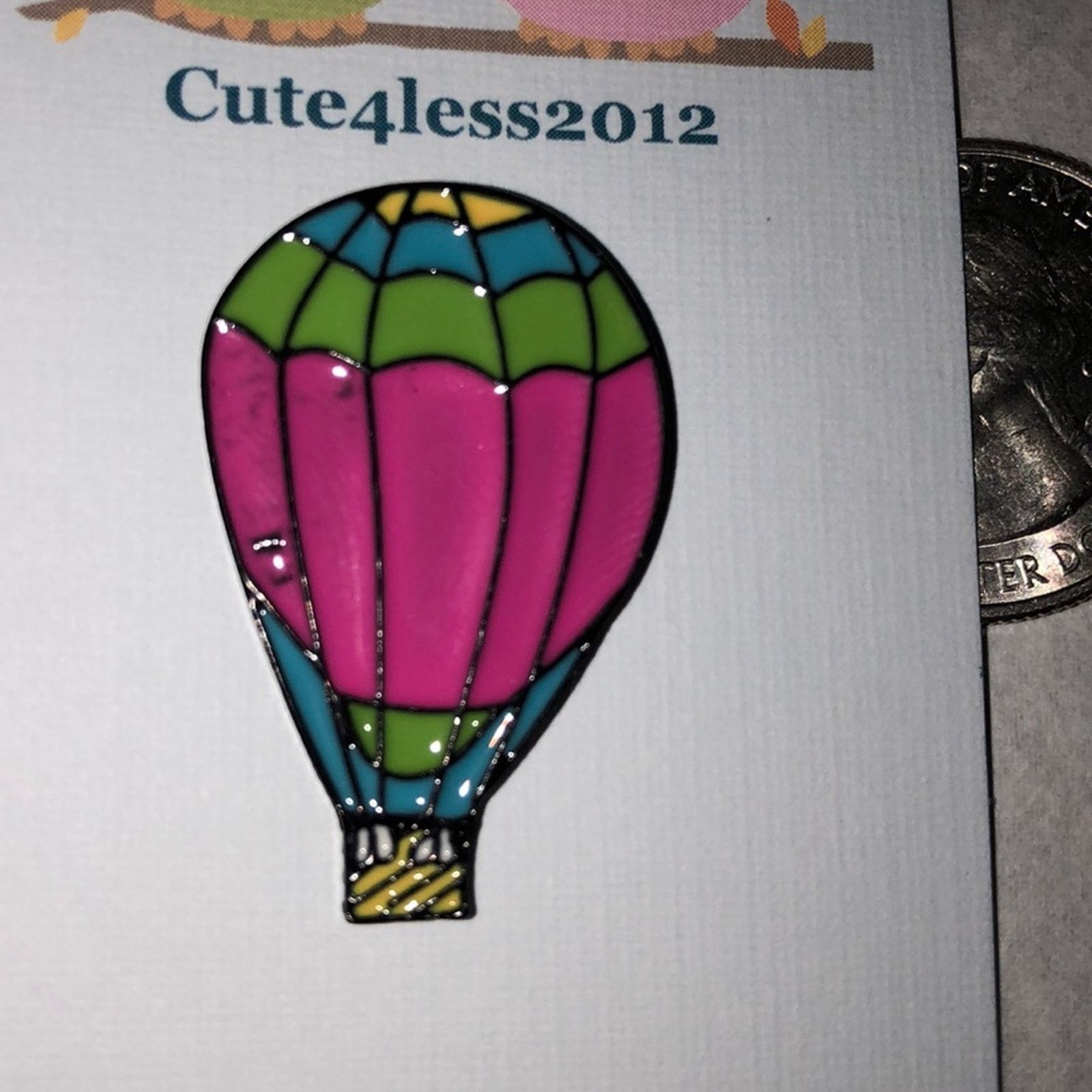 Other Hot Air Balloon Pin Brooch Size ONE SIZE - 1 Thumbnail