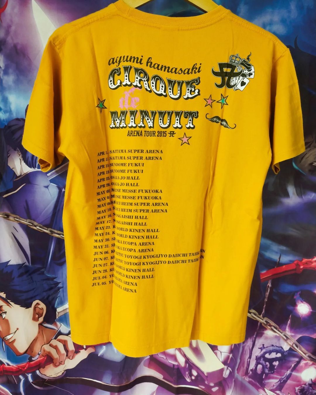 Band Tees × Japanese Brand Ayumi Hamasaki Cirque de Minuit Arena Tour 2015 Music Tees Size US M / EU 48-50 / 2 - 3 Thumbnail