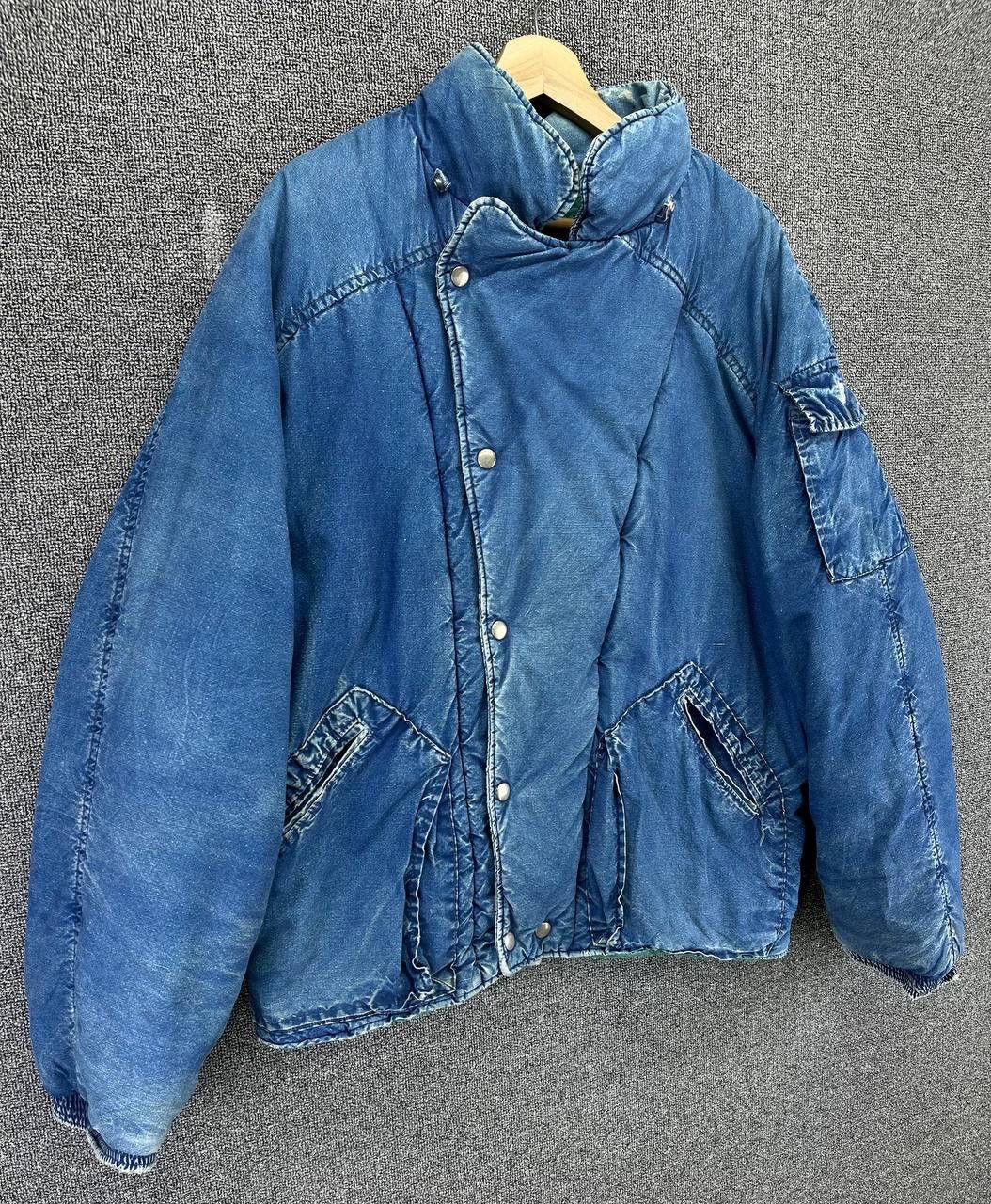 Marithe + Francois Girbaud Vintage Marithe Francois Girbaud Closed Sherpa Denim Jacket Size US L / EU 52-54 / 3 - 2 Thumbnail