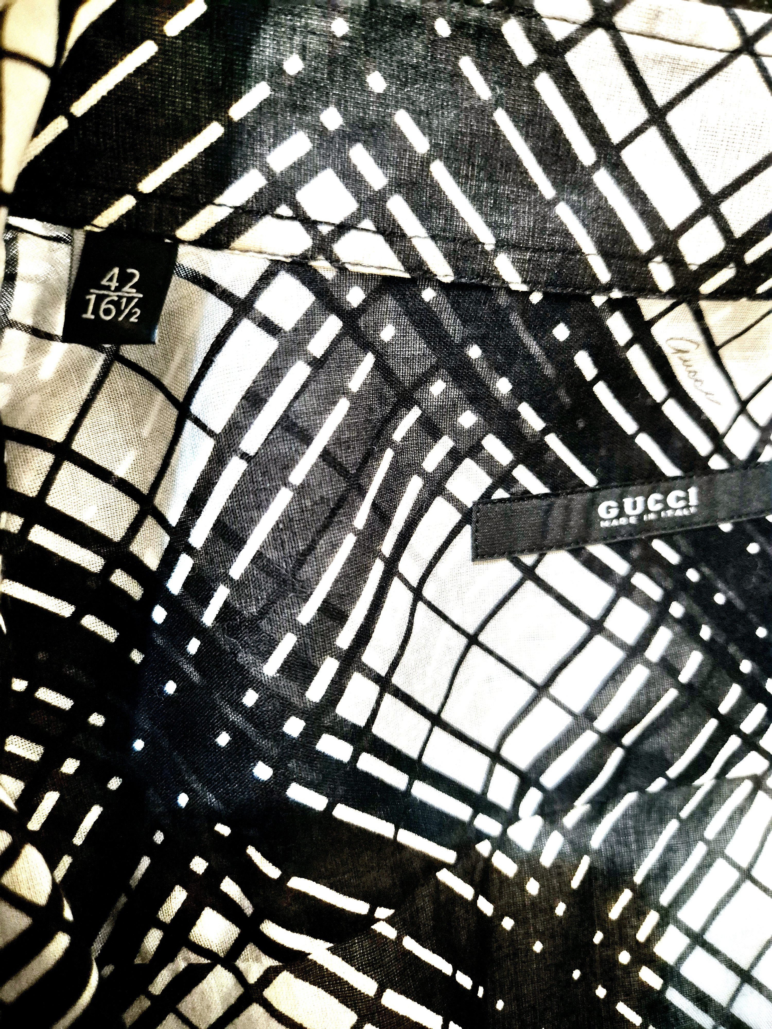Gucci Shirt black and white * Gucci * Size US L / EU 52-54 / 3 - 4 Thumbnail