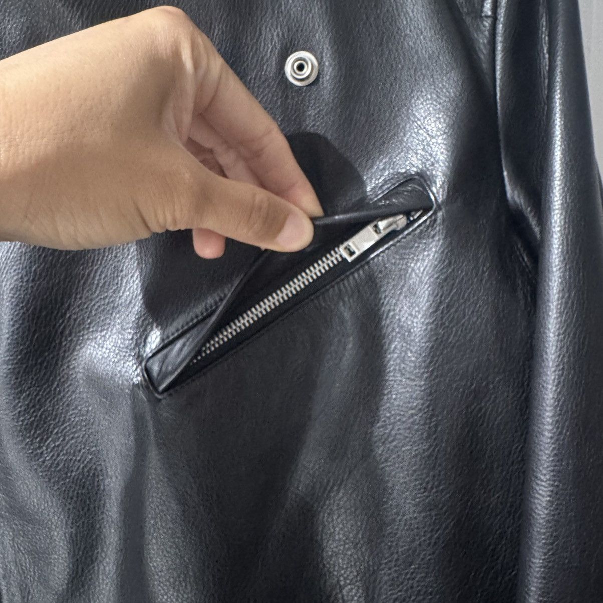 Theory New York brand Theory Shell Dyed Cow Leather Motor Jacket Size US M / EU 48-50 / 2 - 3 Thumbnail