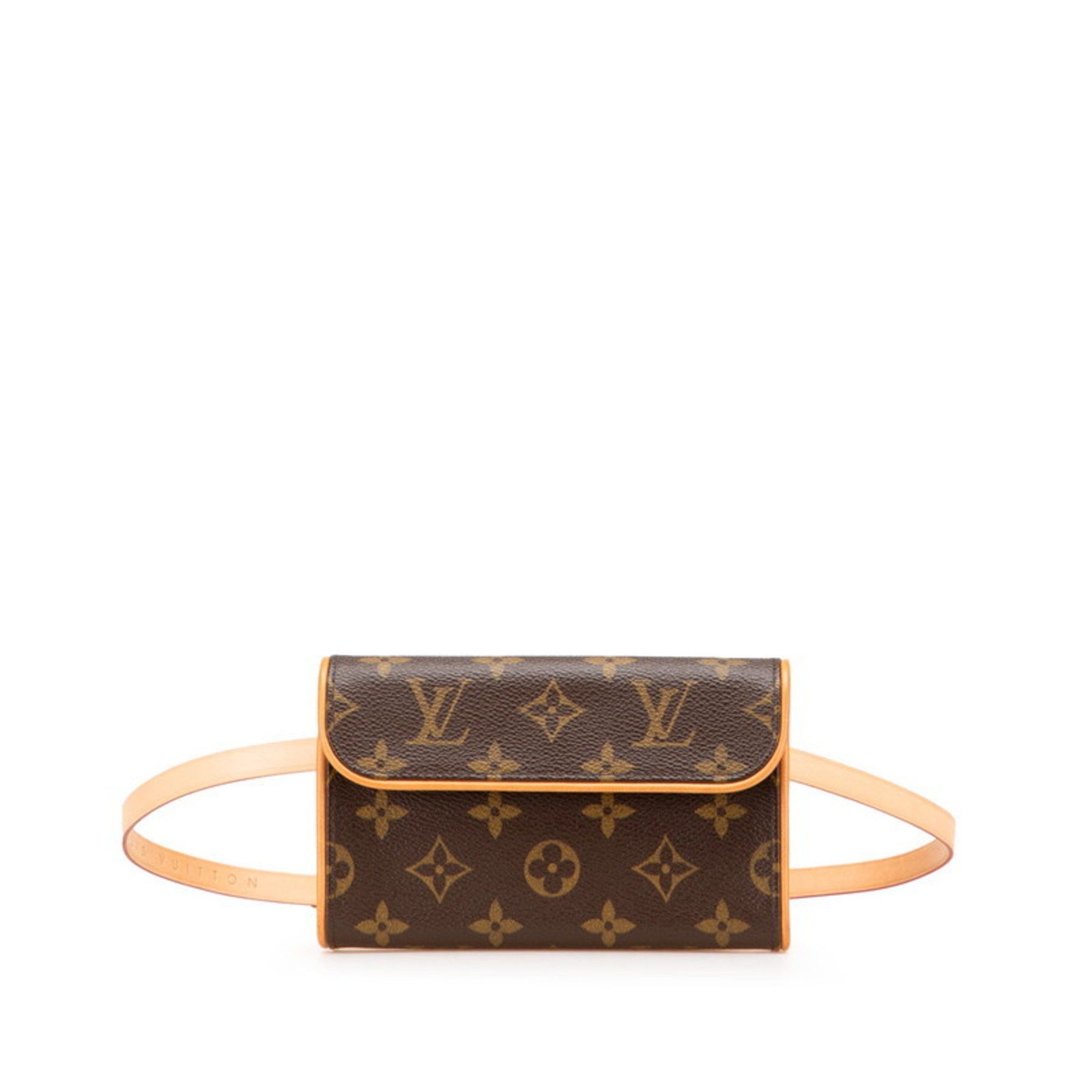 Louis Vuitton Monogram Florentine XS Waist Bag/Body Bag M51855 Brown PVC Leather Women's LOUIS VUITTON