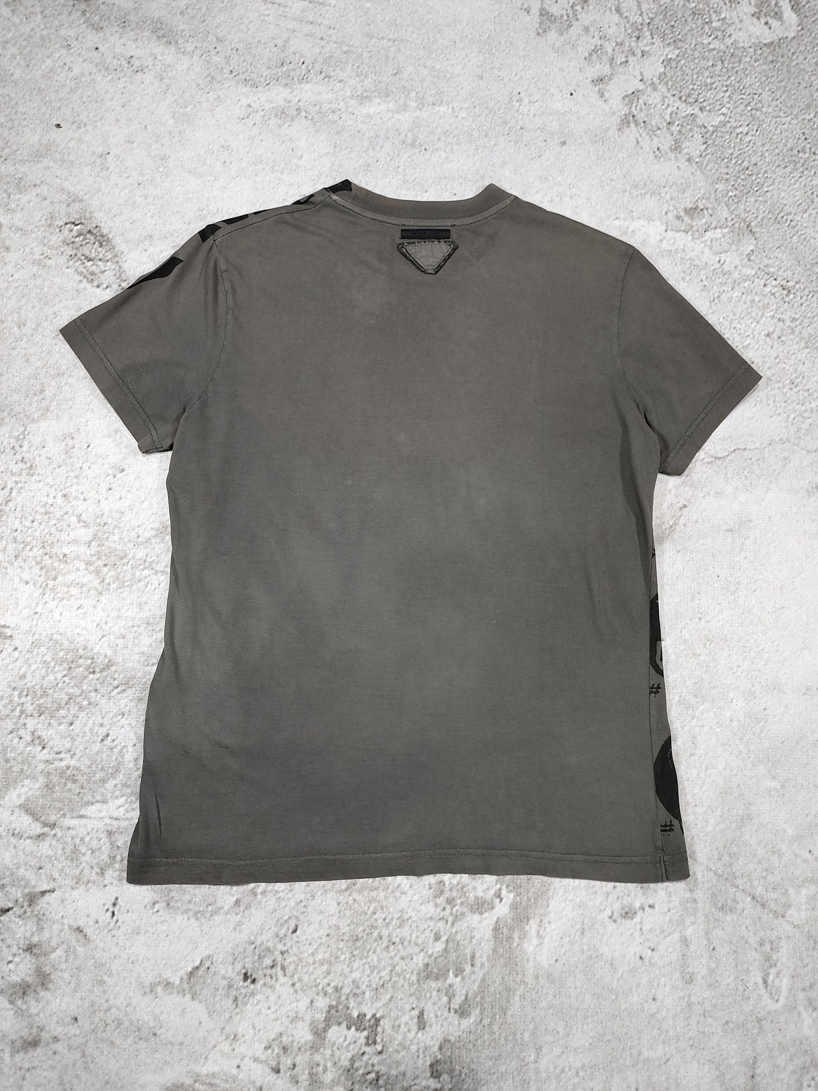 Prada 2000s PRADA- AOP Zodiac Astrology Graphic Washed Tee Size US M / EU 48-50 / 2 - 6 Thumbnail