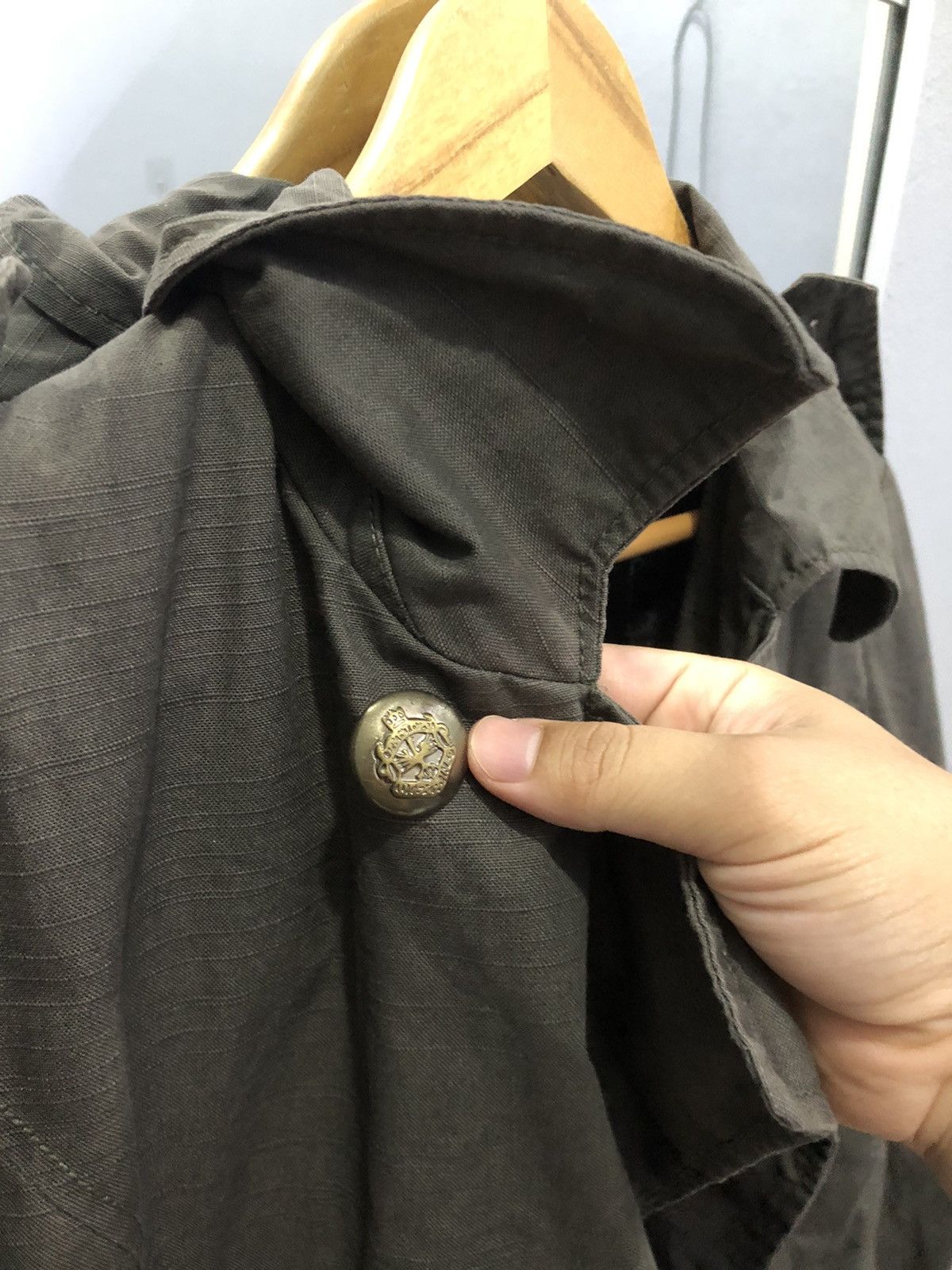 Designer × PPFM Vintage PPFM Military-Style Jacket (No Button) Size US M / EU 48-50 / 2 - 6 Thumbnail
