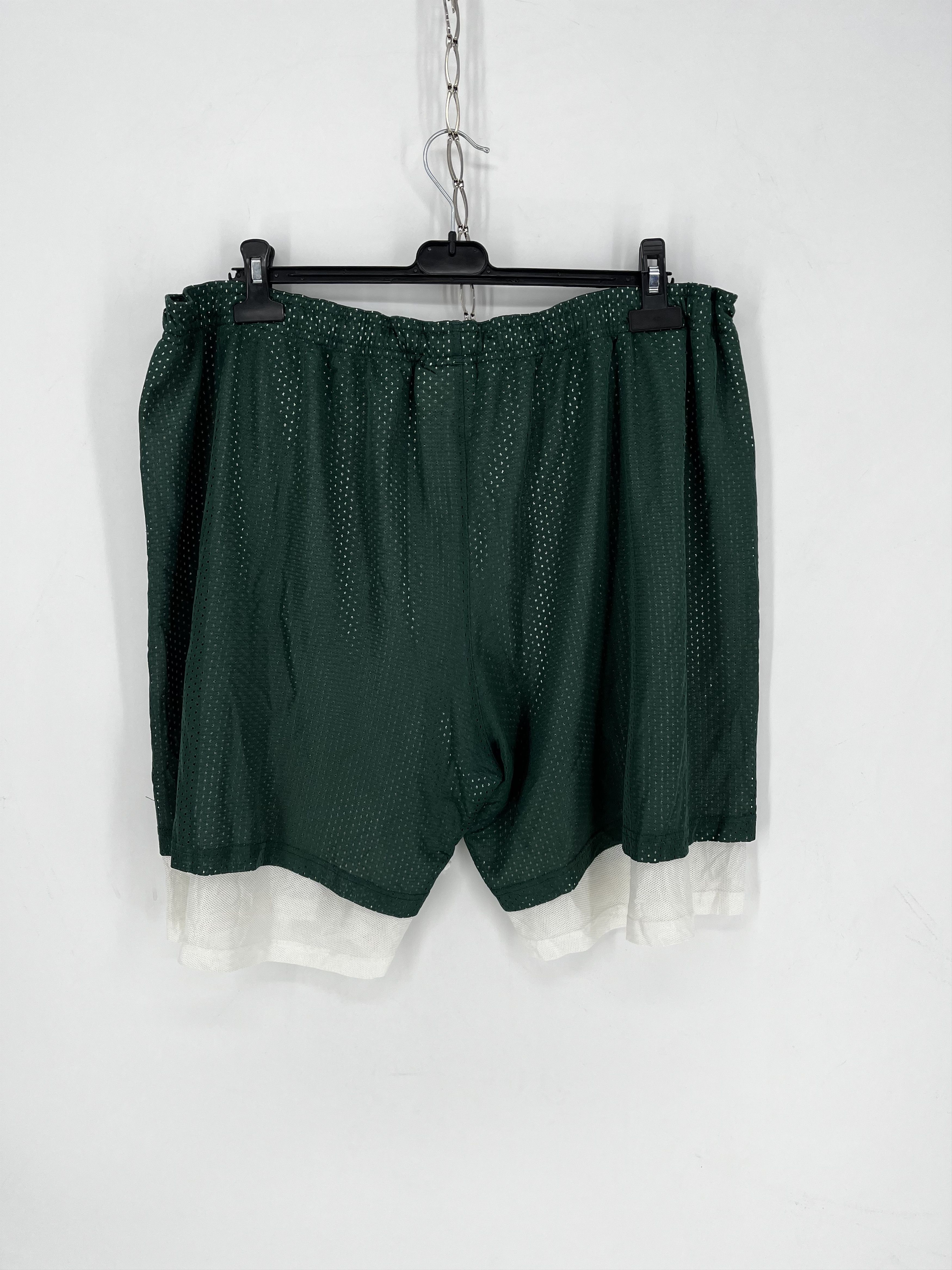 Adidas Adidas Basketball Vintage Shorts Green White 1990 Polyester Size US 42 / EU 58 - 10 Thumbnail