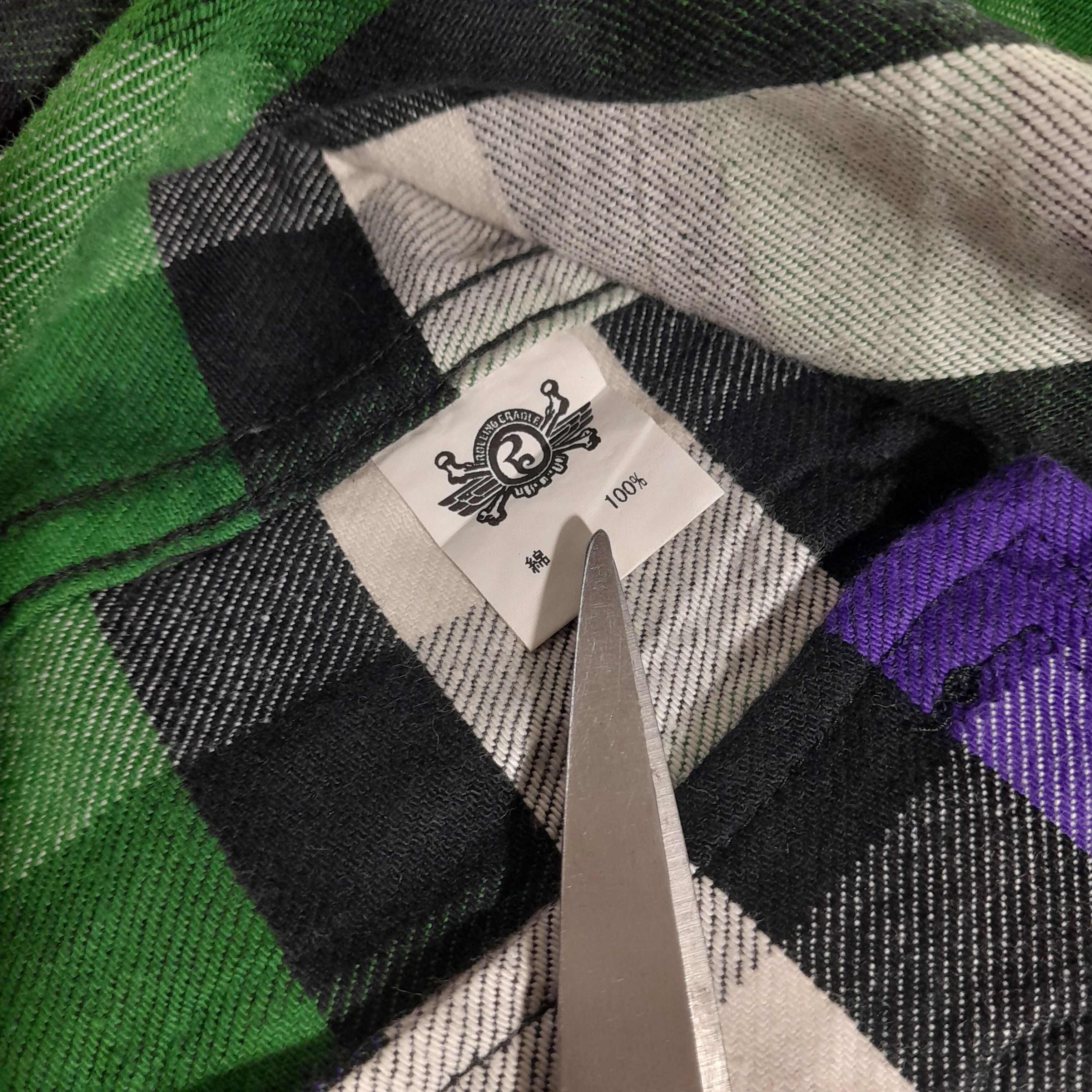 Japanese Brand Rolling Cradle Japan Wool Flannel Vintage Shirt Size US M / EU 48-50 / 2 - 13 Thumbnail
