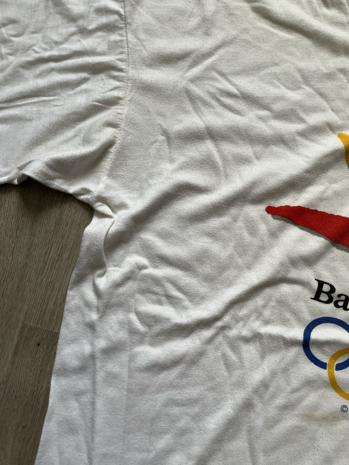 Vintage Vintage Barcelona 92 Olympic Games Logo Tee Size US XXL / EU 58 / 5 - 7 Thumbnail
