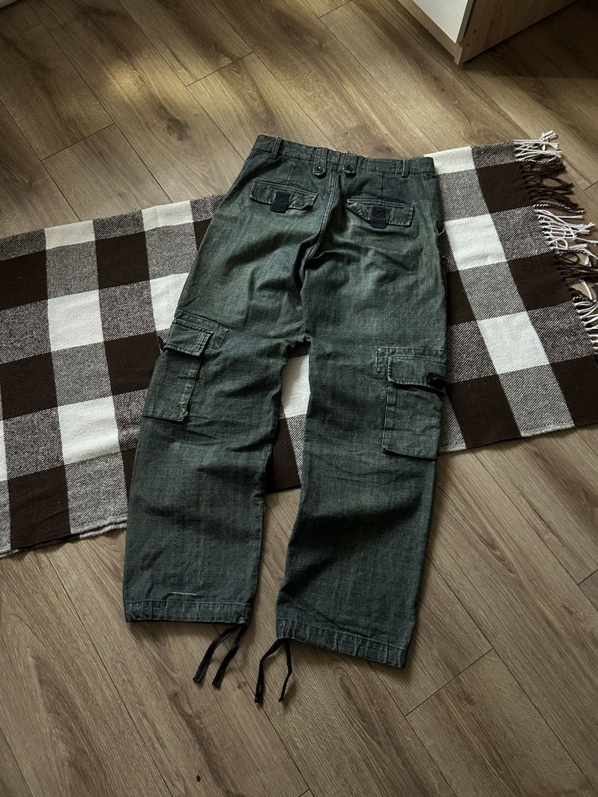 Hysteric Glamour Vintage Japanese Brand Esprit Green cargo pants mens y2k Size US 31 - 2 Thumbnail