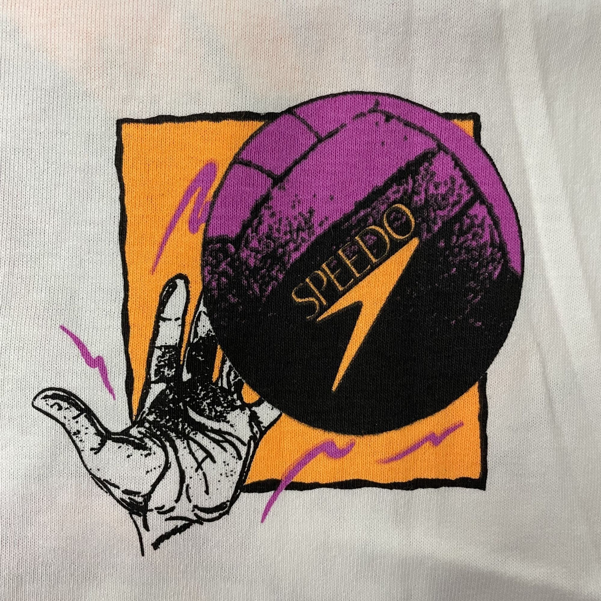 Speedo NWT NOS NEW Vtg Speedo NEON VOLLEYBALL 1991 T Shirt Size US L / EU 52-54 / 3 - 3 Thumbnail