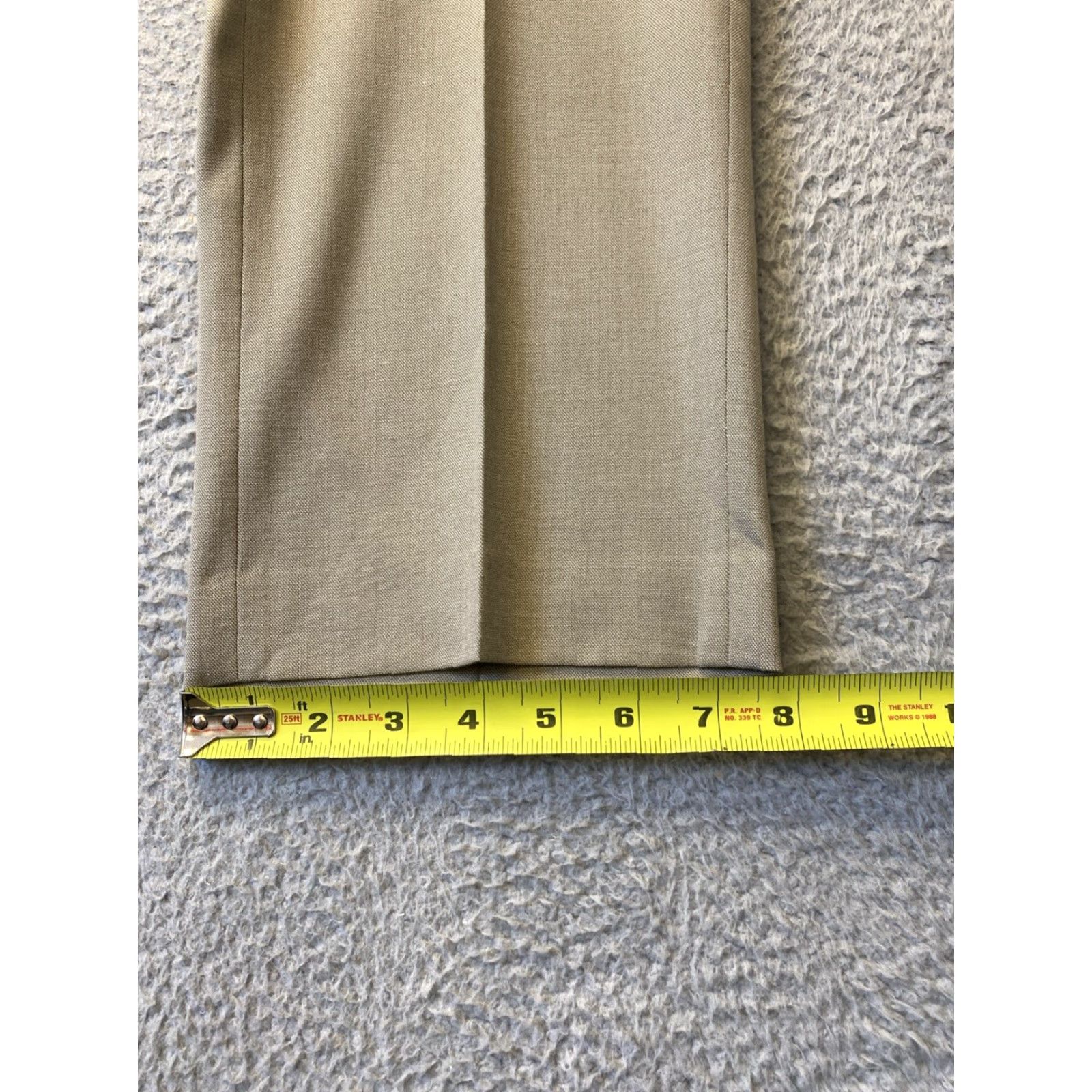 Ralph Lauren RALPH Lauren Pants 33x30 Tan Straight Leg Dress Pants Classic Fit Vintage City Hipster Preppy USA Polo Ralph Lauren Size US 33 - 5 Thumbnail
