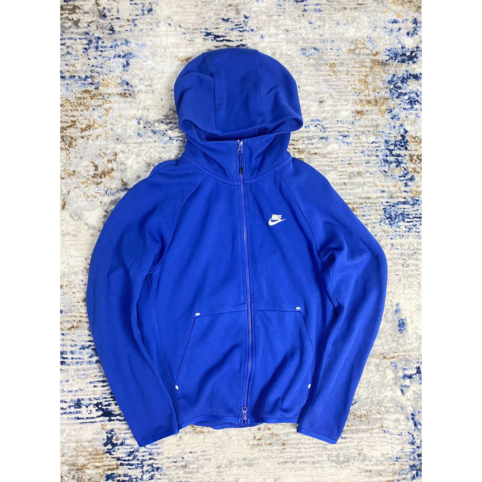 nike tech knit blue