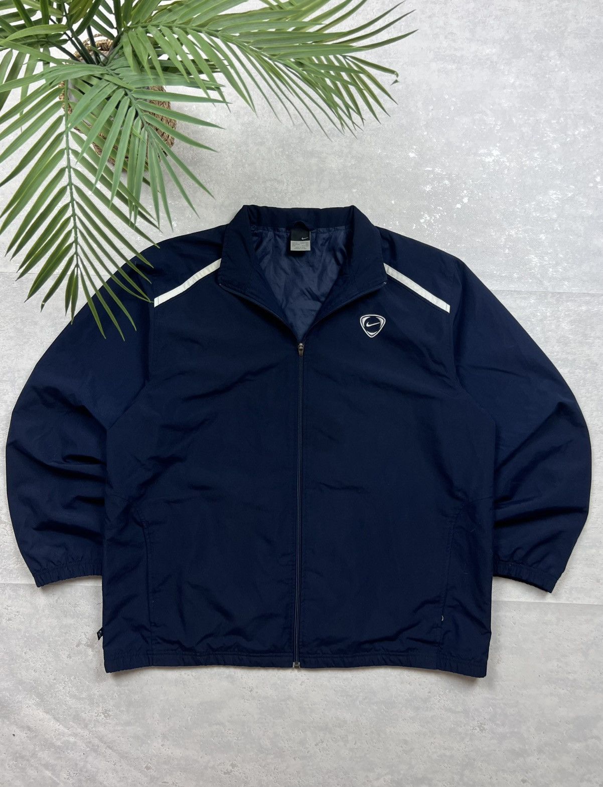 Nike 90s Nike Double Swoosh Vintage Y2K Oversized Retro Jacket Size US XL / EU 56 / 4 - 1 Thumbnail