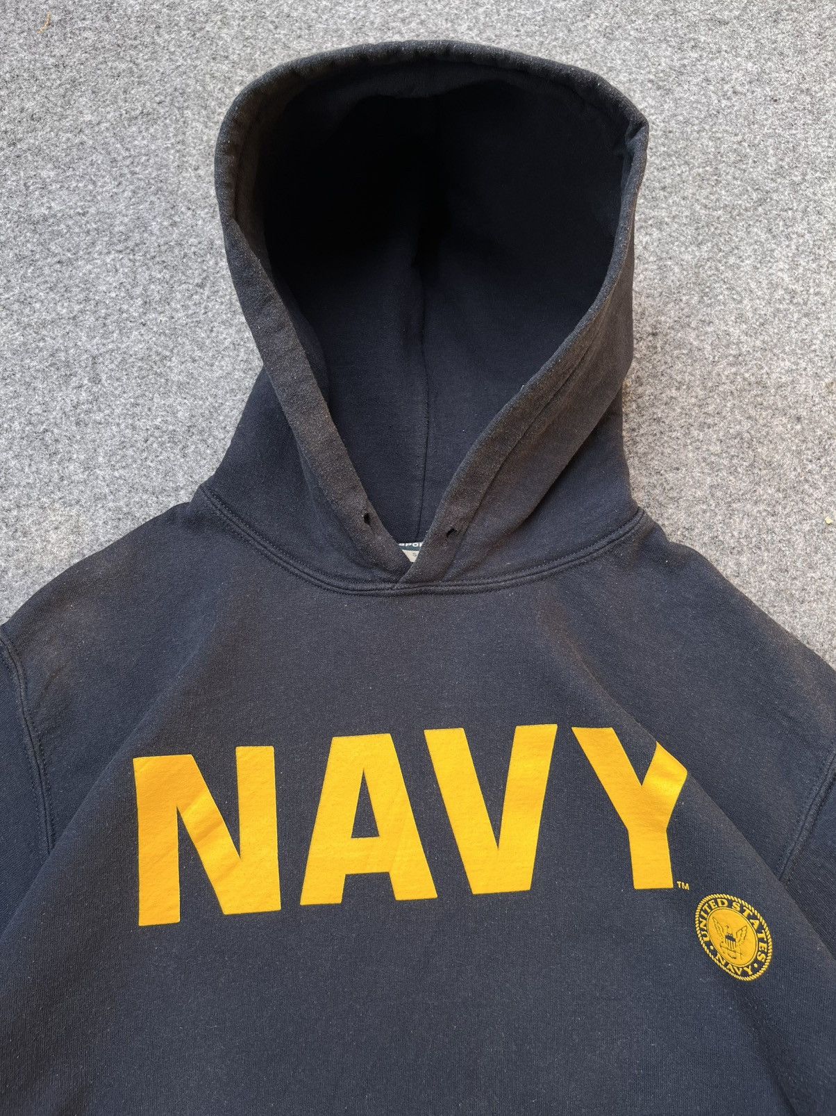 NVY Vintage navy hoodie Size US M / EU 48-50 / 2 - 4 Thumbnail