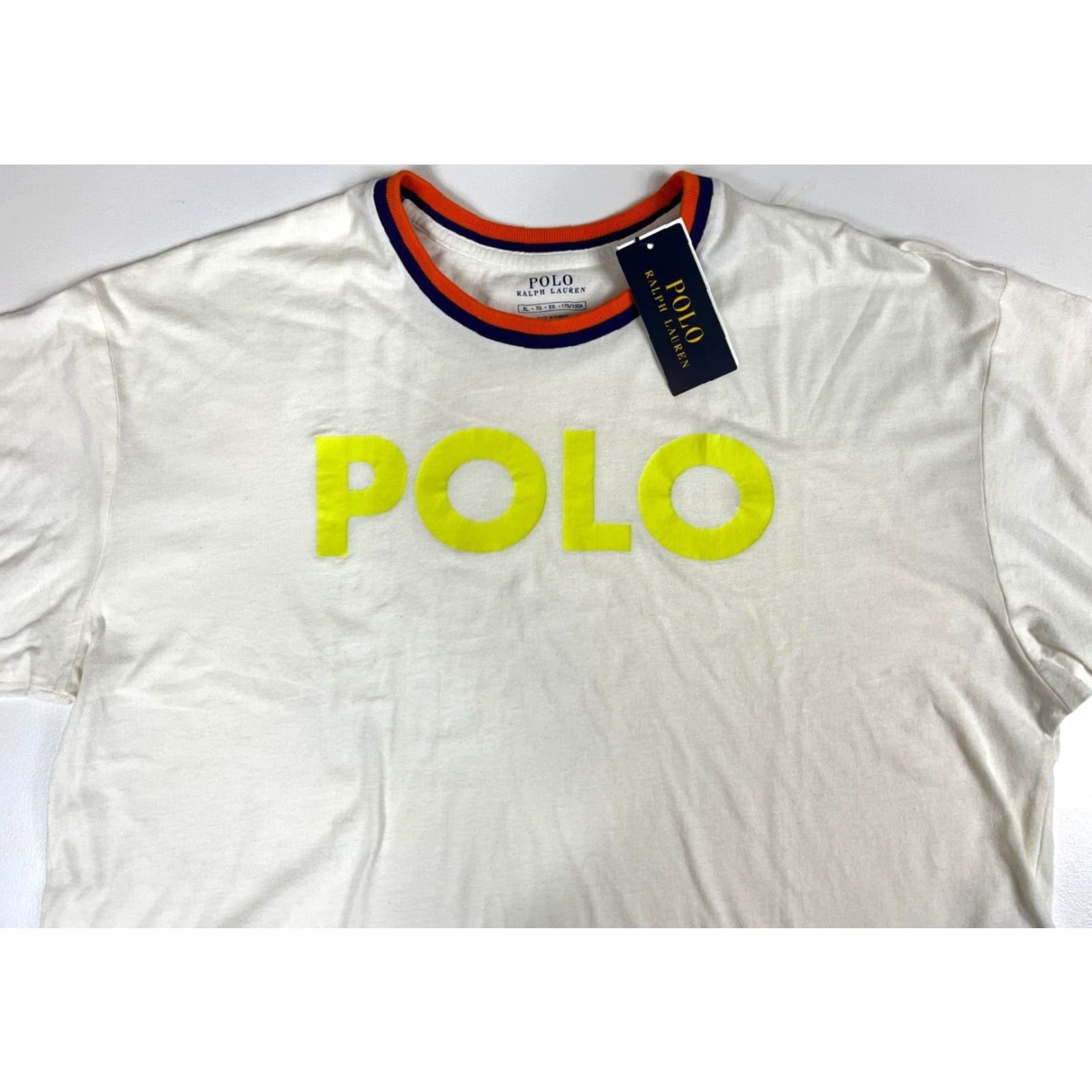 Polo Ralph Lauren Polo Ralph Lauren Cropped T-Shirt Womens XL White Crew Neck Short Sleeve NWT Size XL / US 12-14 / IT 48-50 - 4 Thumbnail