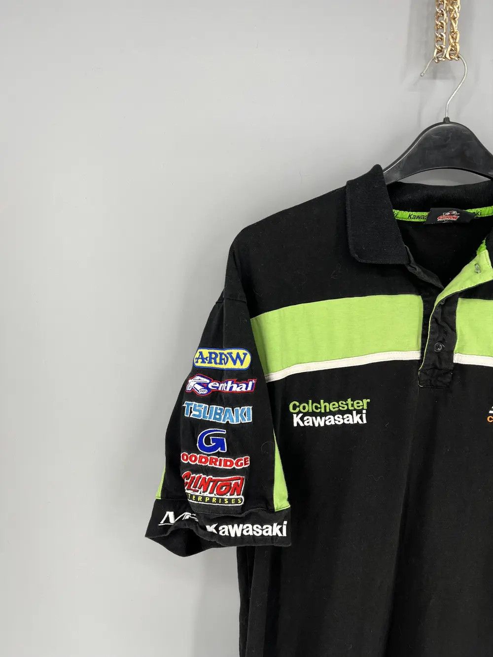 Other Vintage Rare Kawasaki MSS Racing Team shirt L Size US XL / EU 56 / 4 - 4 Thumbnail