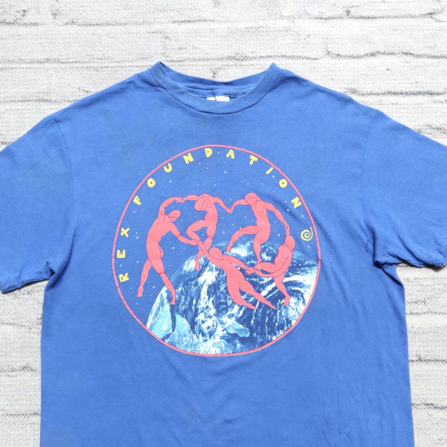 Hanes Vintage Grateful Dead Rex Foundation Shirt L Mens Blue Size US L / EU 52-54 / 3 - 2 Thumbnail