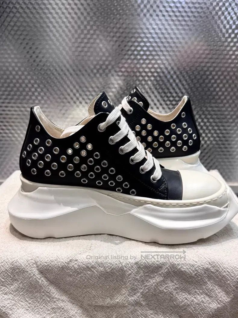 Rick Owens Rick Owens Tank-soled leather low-top casual shoes underwi Size US 5.5 / IT 35.5 - 6 Thumbnail
