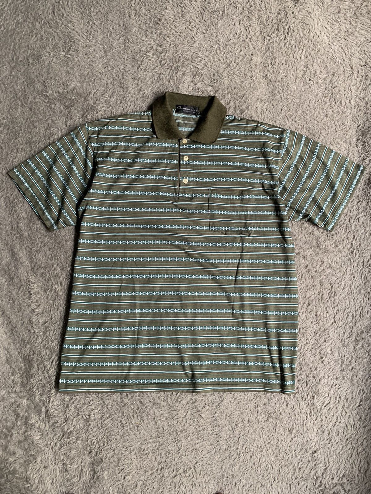 Christian Dior Monsieur Vintage Christian Dior Polo Shirt Size US XL / EU 56 / 4 - 1 Thumbnail