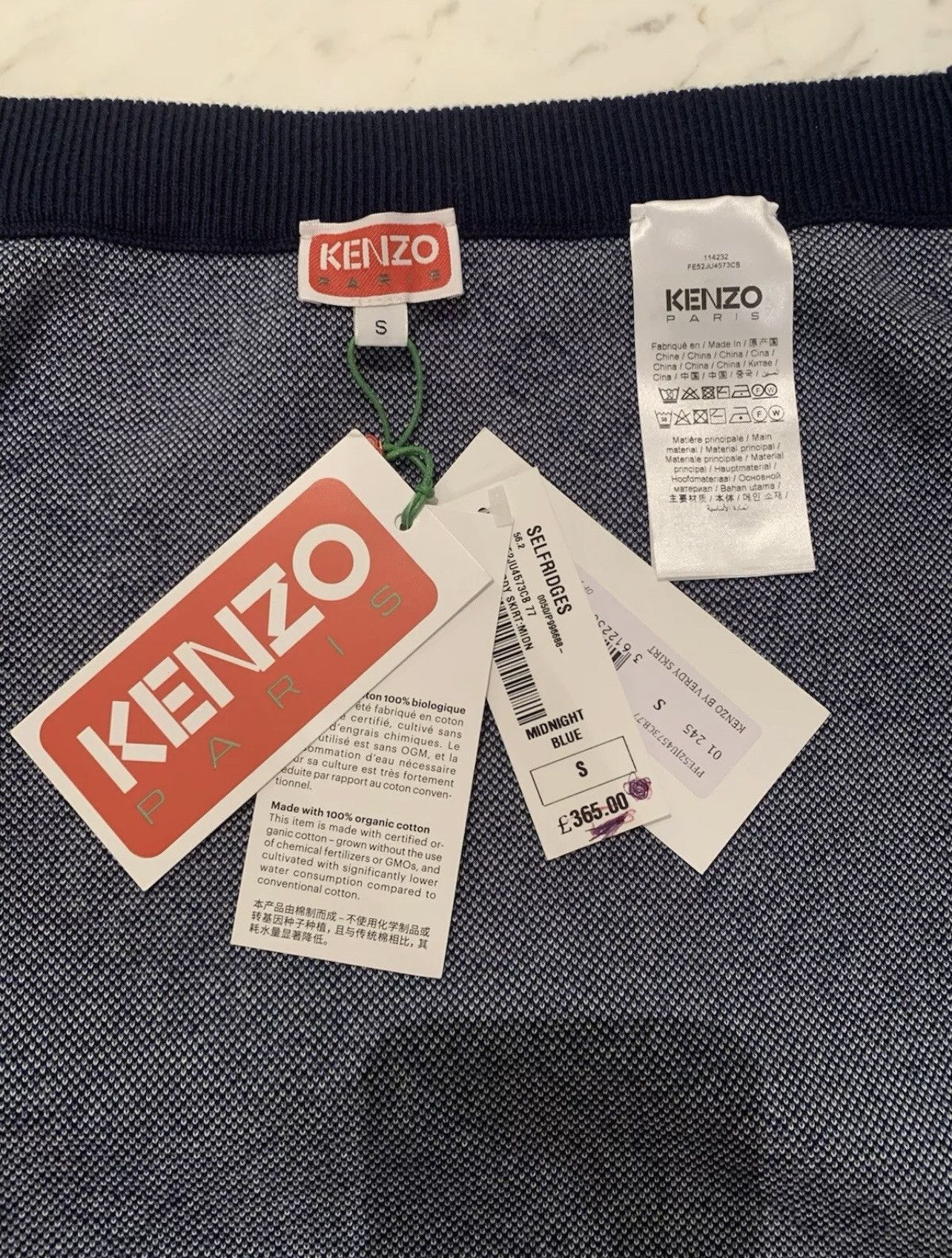 Kenzo KENZO X VERDY 'KENZO BY VERDY' MINISKIRT Blue Size 28" / US 6 / IT 42 - 12 Thumbnail