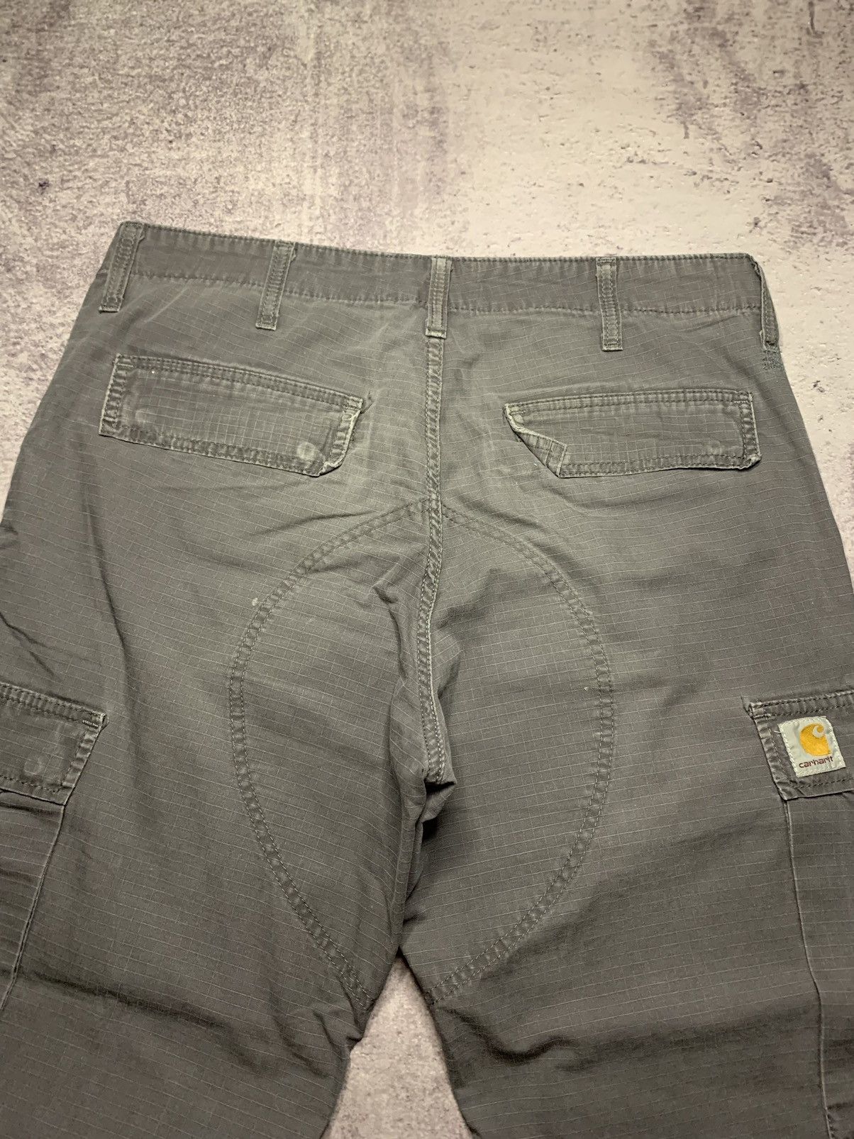 Carhartt Wip × Vintage VINTAGE CARHARTT REGULAR CARGO PANT GREY WORK SKATE JOGGERS Size US 33 - 5 Thumbnail