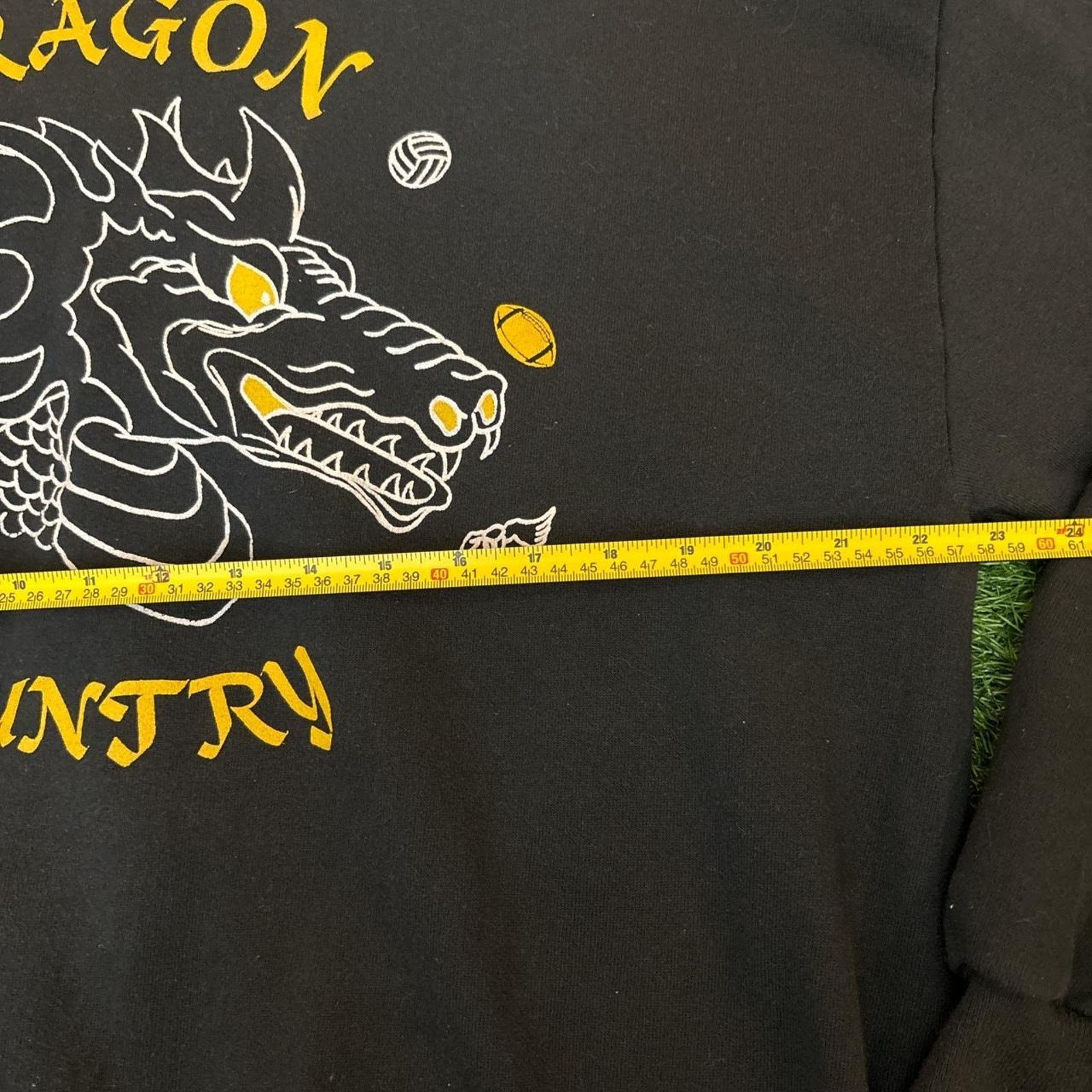 Jerzees Black Vintage ‘Dragon Country’ Graphic Jerzees Crewneck Size US XL / EU 56 / 4 - 3 Thumbnail