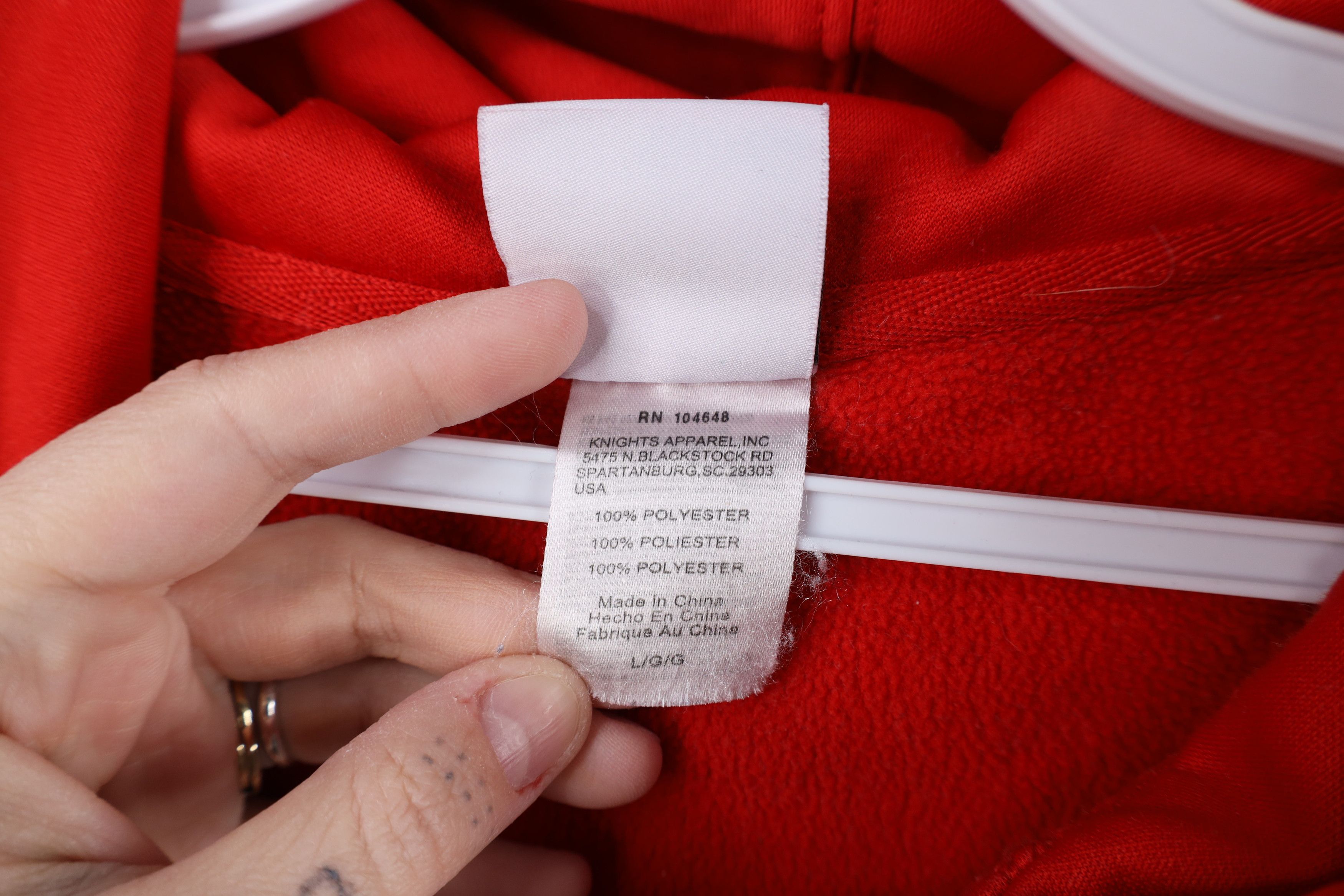 Vintage Y2K NHL Detroit Red Wings Hockey Jersey Hoodie Sweatshirt Size US L / EU 52-54 / 3 - 14 Thumbnail