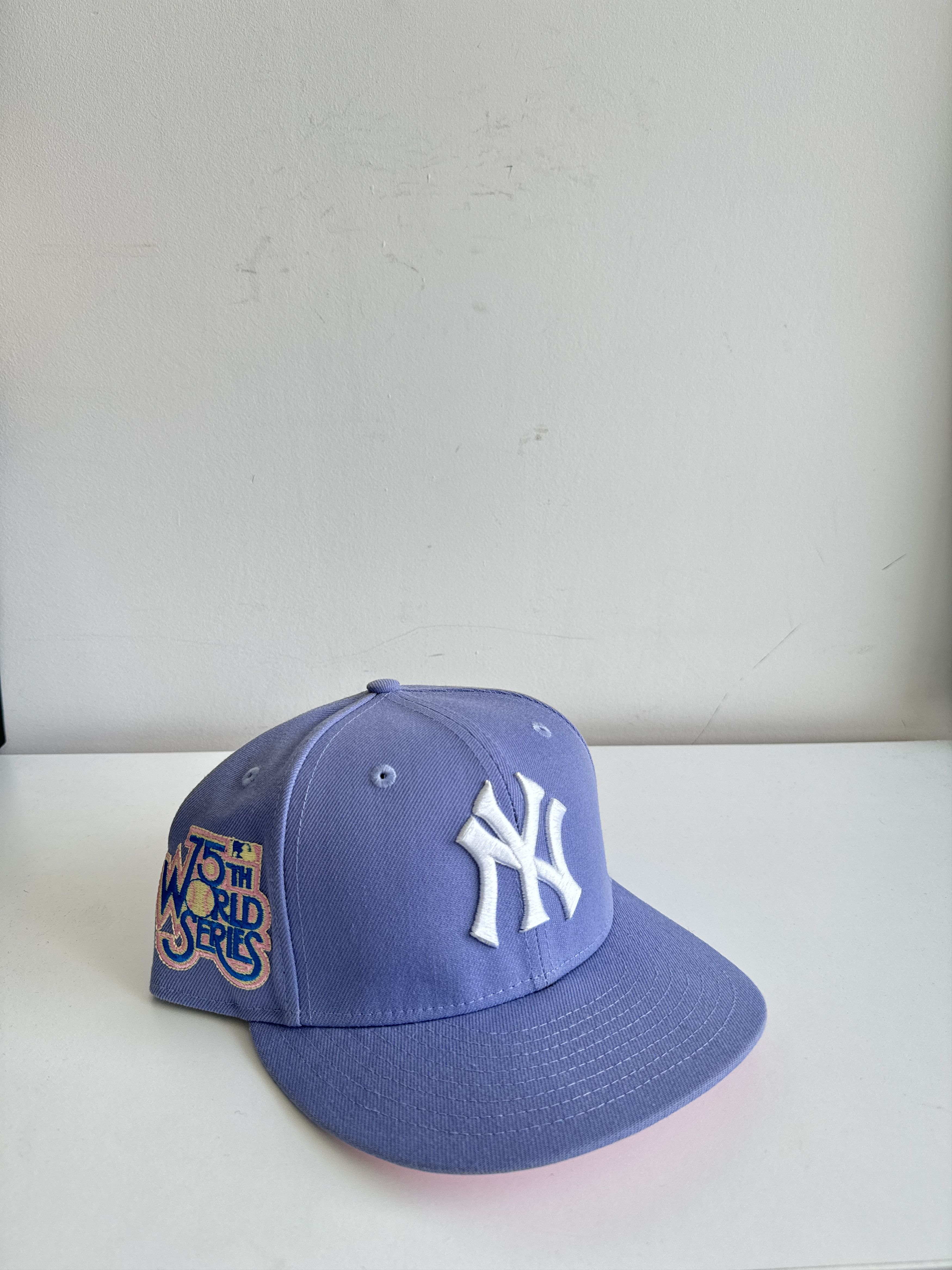 Hat Club × New Era 7 1/2 Sugar Shack NY Yankees 1978 WS Patch Fitted - Lavender Size ONE SIZE - 1 Thumbnail