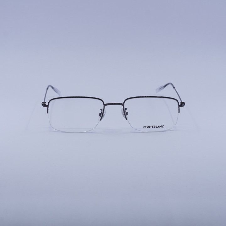 Montblanc Montblanc MB0084OK 004 Eyeglasses Dark Ruthenium 55mm Size ONE SIZE - 5 Thumbnail