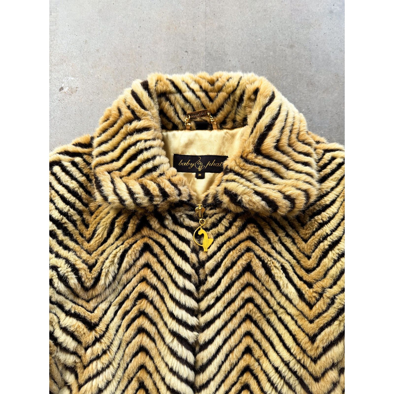 Vintage 2000s Phat Farm Fur Jacket Size M Size L / US 10 / IT 46 - 2 Thumbnail