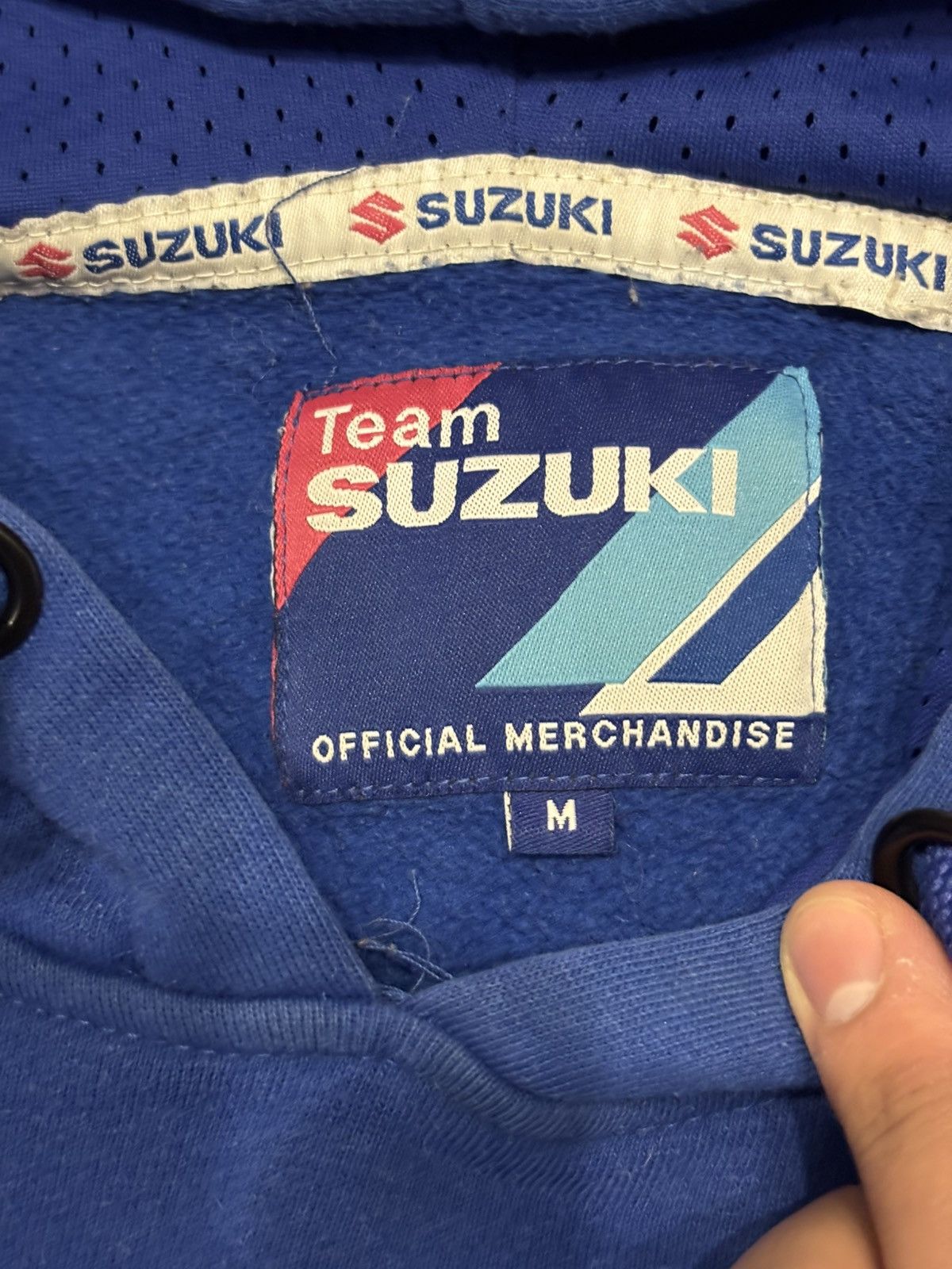 Formula 1 Team Suzuki Mens GSX Moto Racing Blue Hoodie Size M Size US M / EU 48-50 / 2 - 3 Thumbnail