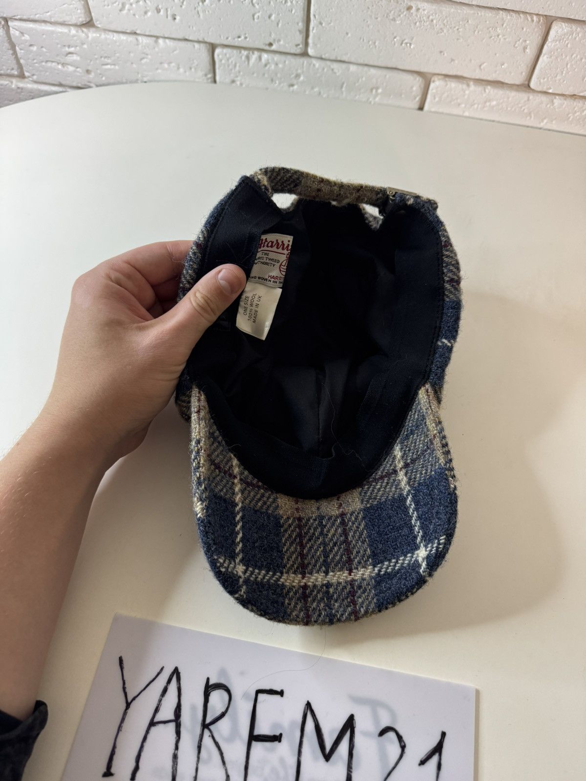 Harris Tweed Harris Tweed cap hat Size ONE SIZE - 4 Thumbnail