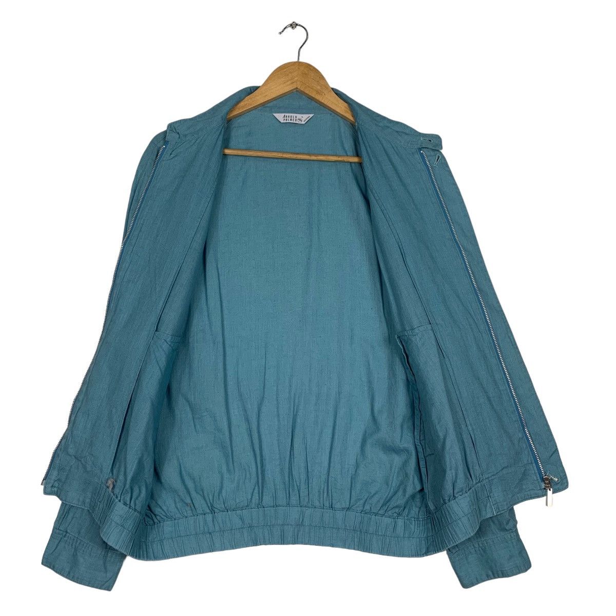 Japanese Brand ARNOLD PALMER Cotton Light Jacket Turquoise #0969-C43 Size US L / EU 52-54 / 3 - 11 Thumbnail