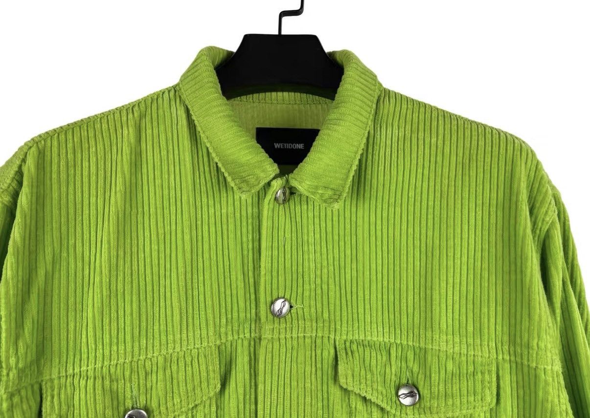 WE11DONE We11done Green Corduroy Jacket J31 Size US M / EU 48-50 / 2 - 3 Thumbnail