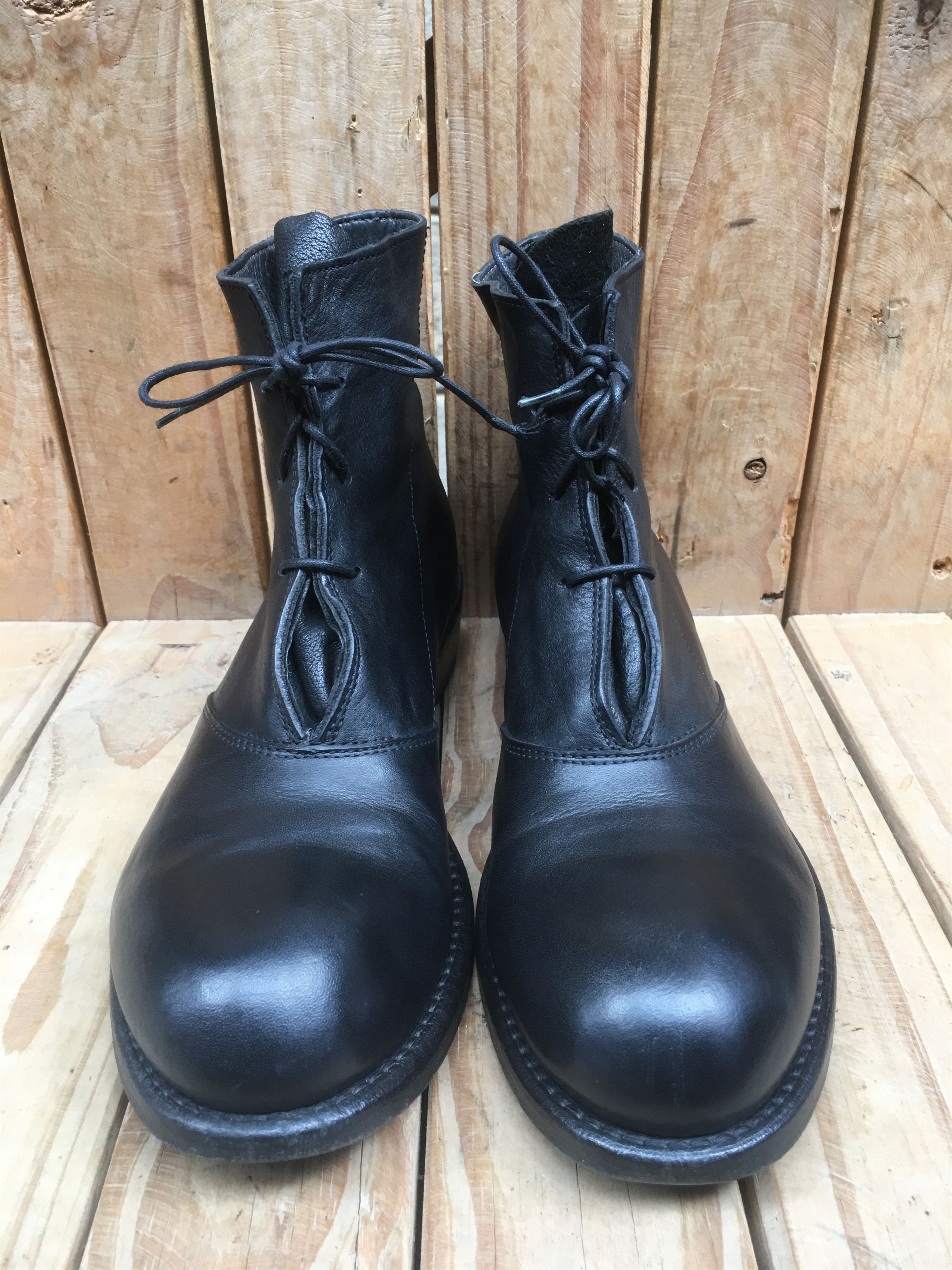 MoMA Moma black Women's leather boots SIZE EUR 40 Size US 10 / IT 40 - 2 Thumbnail