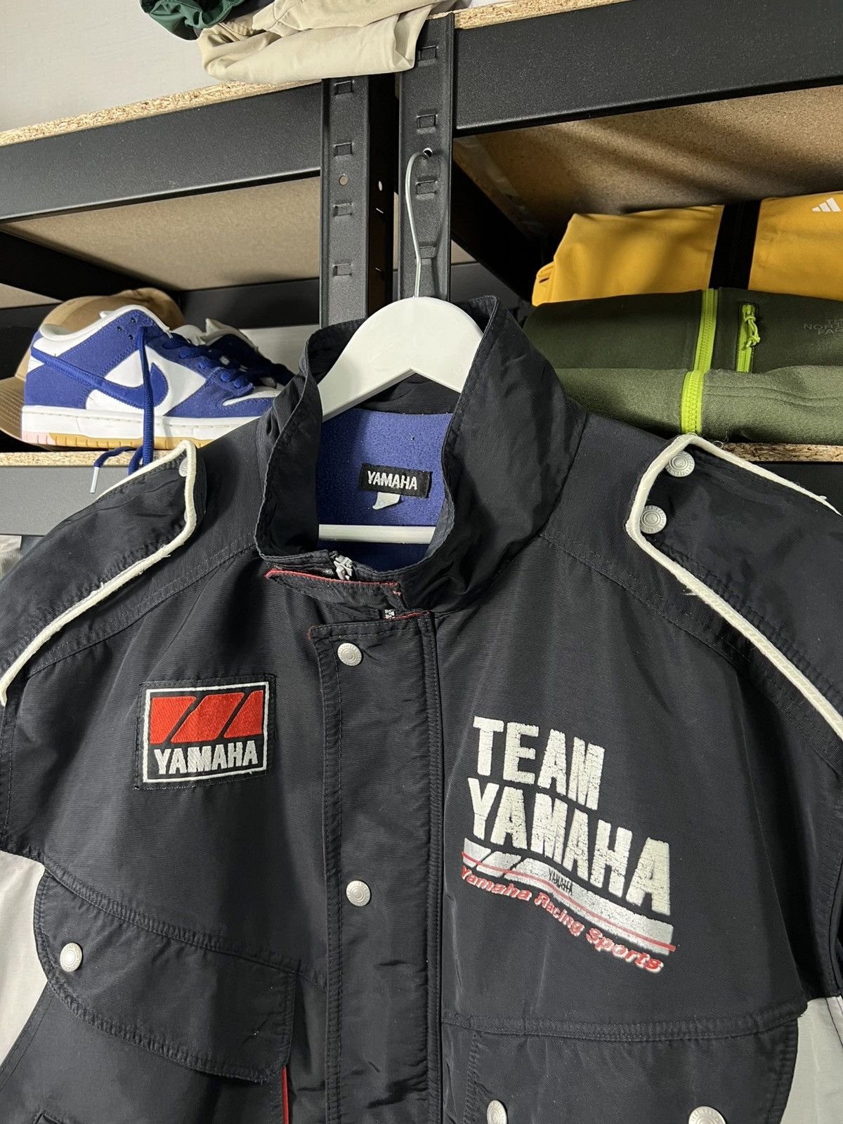 Yamaha Vintage Yamaha Team Racing Sports Jacket Black 80s style 3XL Size US XXL / EU 58 / 5 - 7 Thumbnail