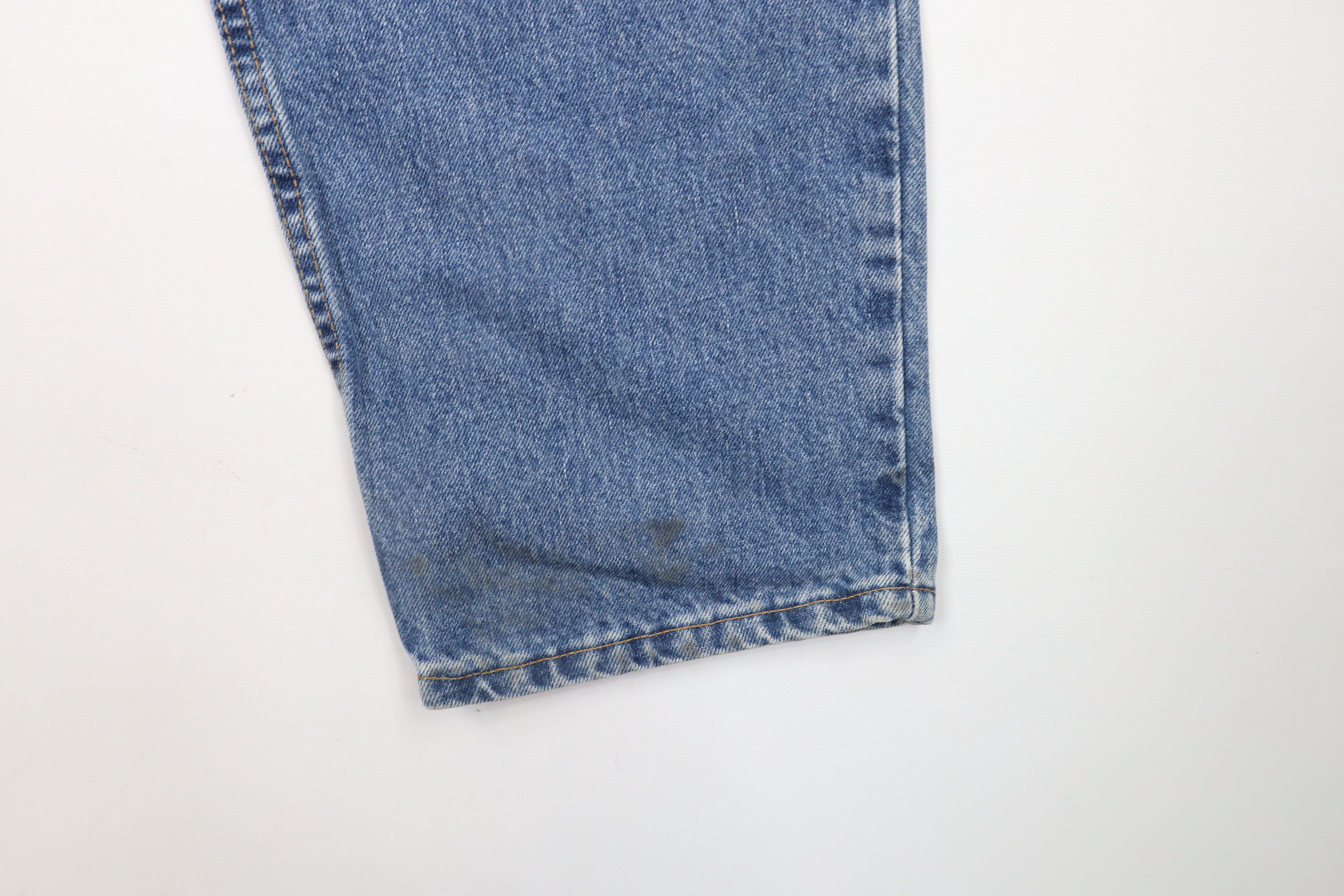 Levi's × Vintage Vintage 90s Levis 550 Relaxed Fit Denim Jeans Blue USA Size US 38 / EU 54 - 5 Thumbnail