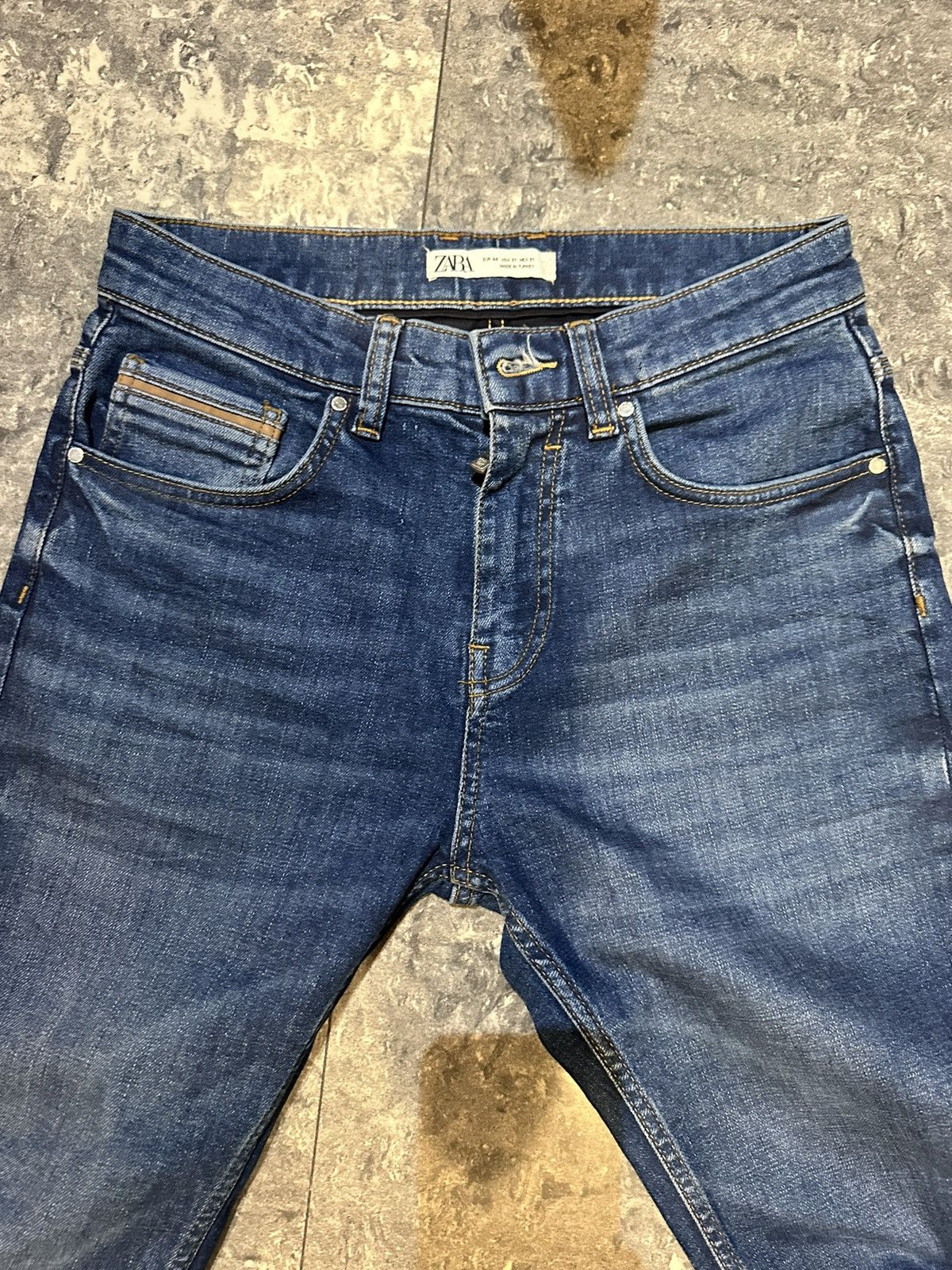 Zara Zara Men’s Slim Jeans Blue Size 31 Size US 31 - 8 Thumbnail