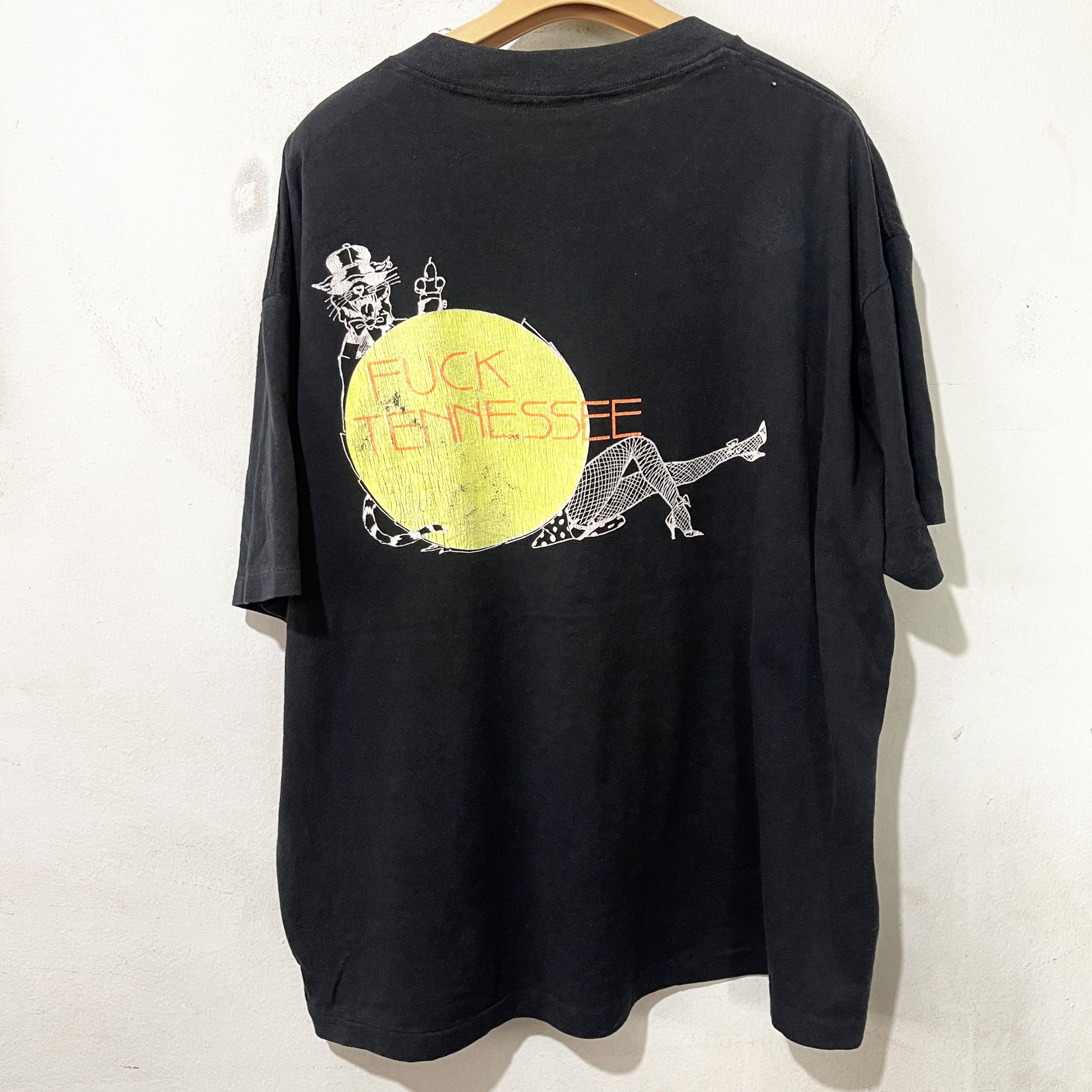 Vintage Vintage 90s It Be Bad Cat House Booze Lexington KY T-Shirt Size US XL / EU 56 / 4 - 3 Thumbnail