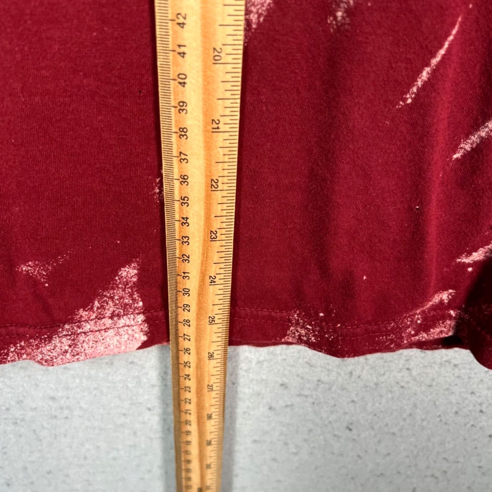 Vintage Coconut Company Womens XL Maroon Red Tie-Dye Surf T Shirt Size XL / US 12-14 / IT 48-50 - 6 Thumbnail