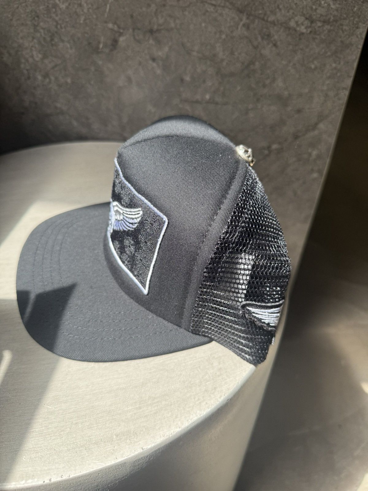 Chrome Hearts Chrome Hearts Foti x Yungblud x Aerosmith Trucker Hat Size ONE SIZE - 3 Thumbnail